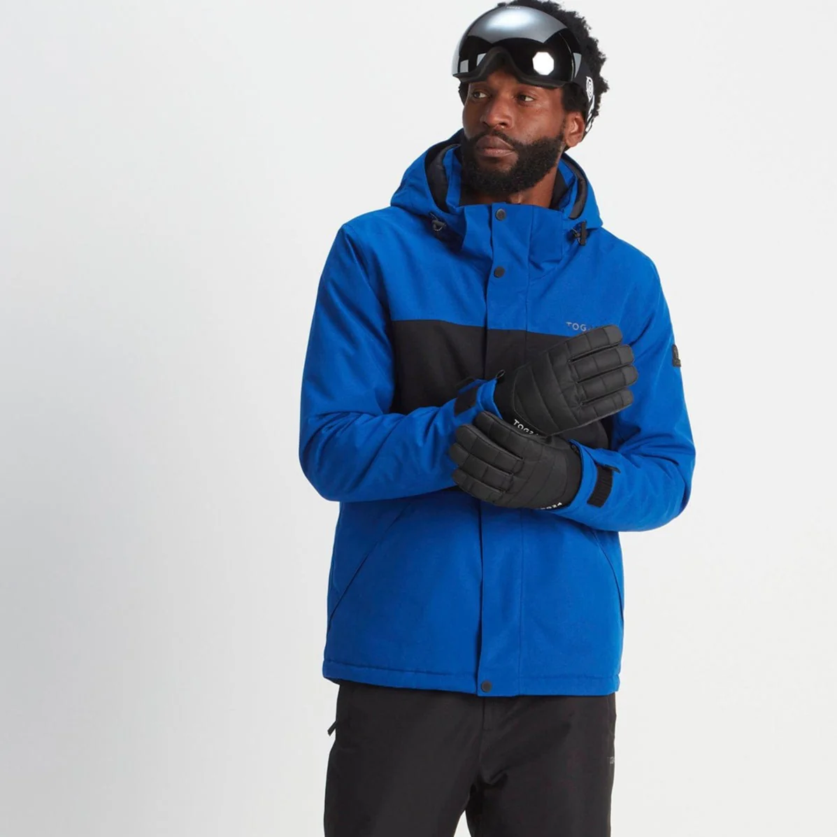 Adventure Waterproof Insulated Ski Gloves - Black - Image 3