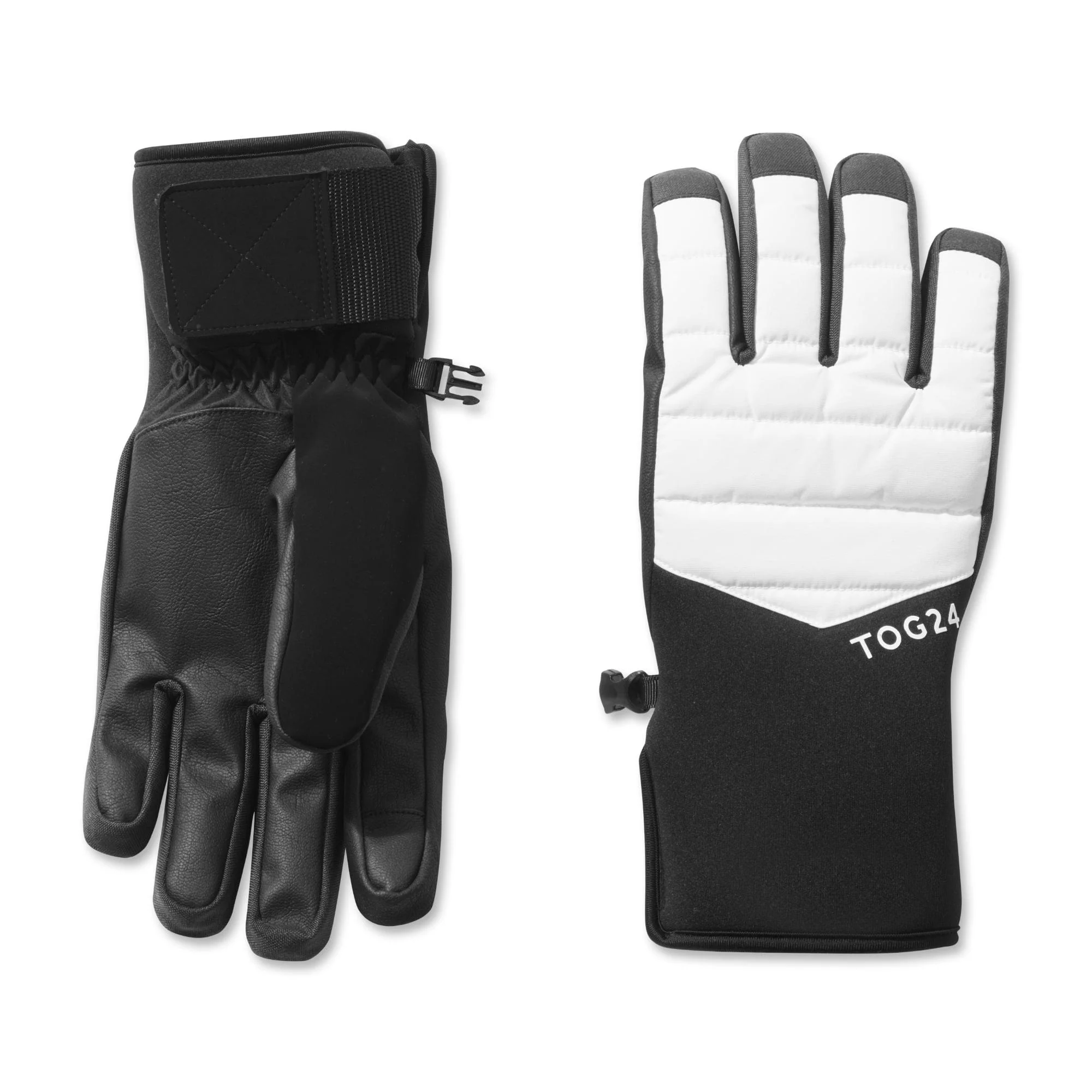 Adventure Waterproof Insulated Ski Gloves - Optic White - Image 3