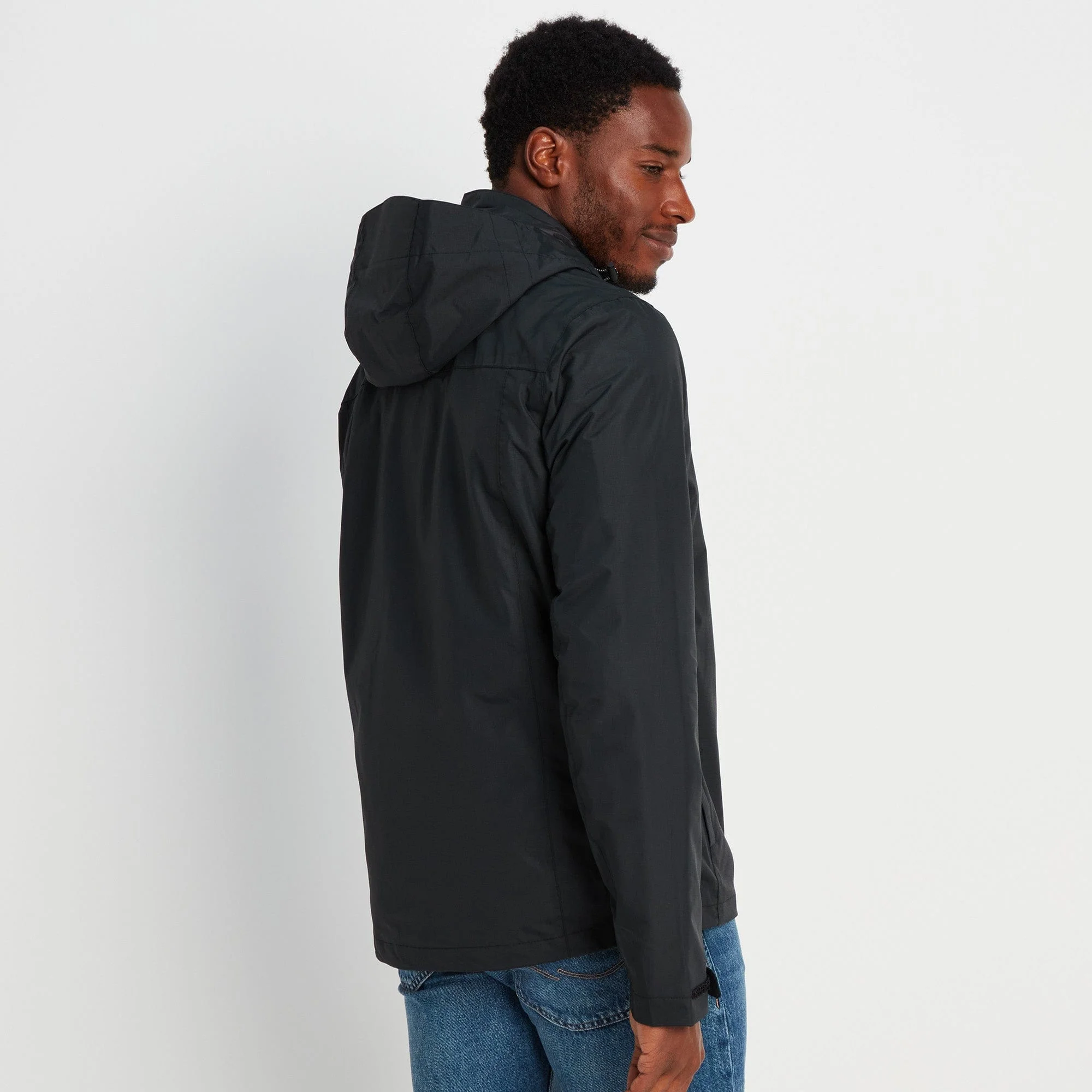Airton Mens Waterproof Jacket - Black - Image 3