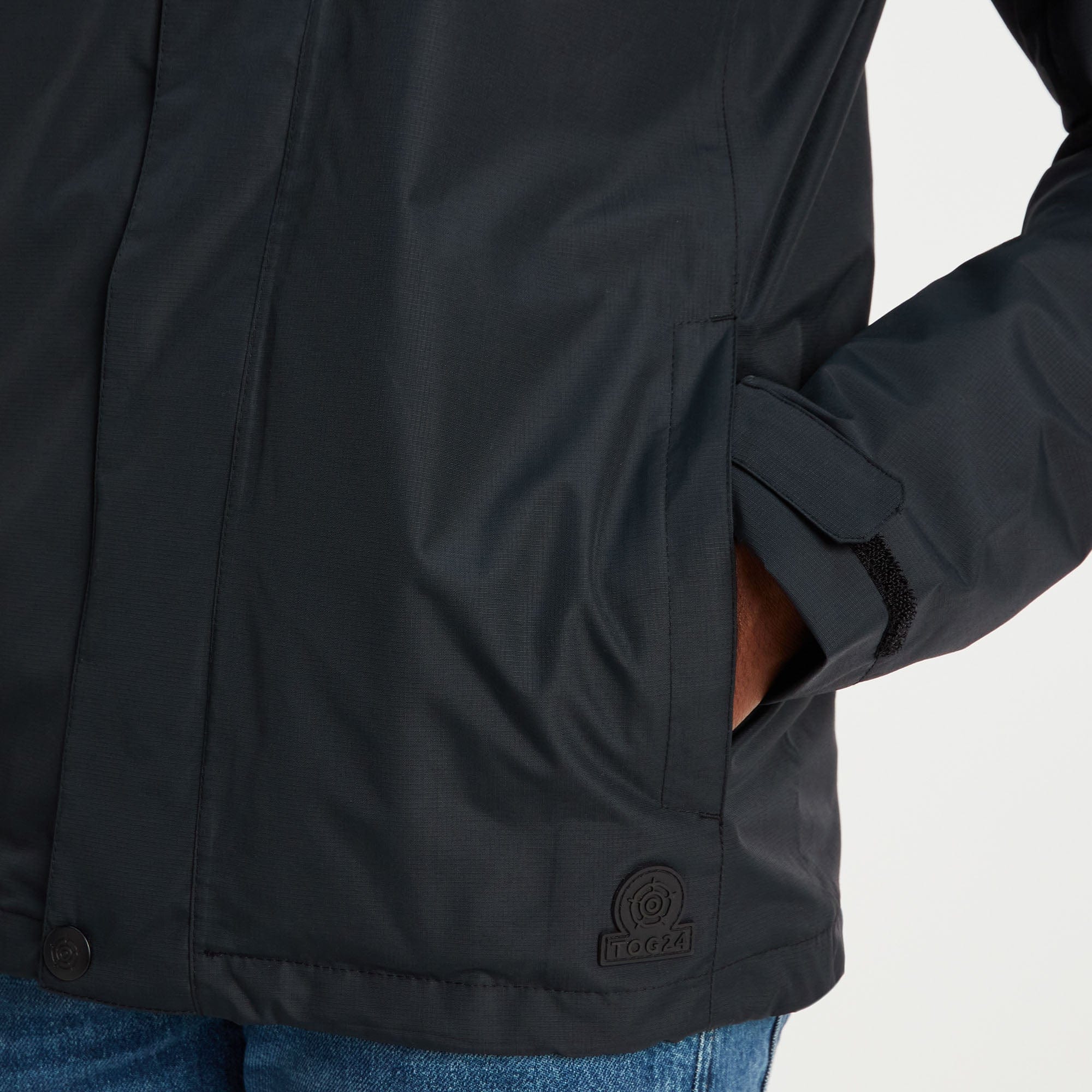 Airton Mens Waterproof Jacket - Black - Image 5