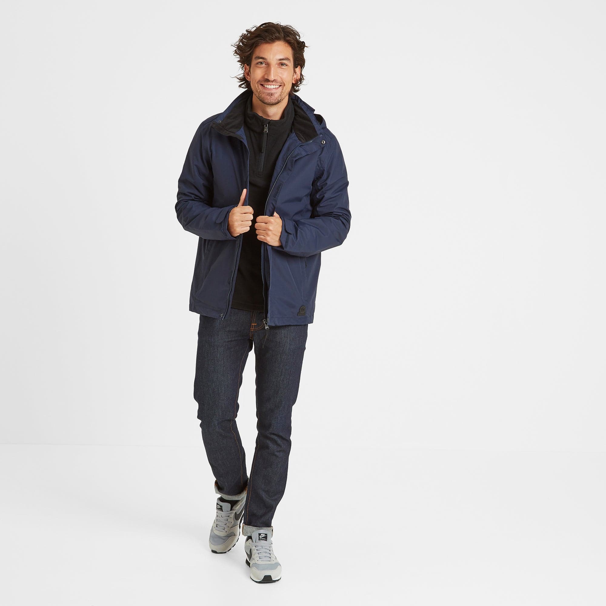 Airton Mens Waterproof Jacket - Navy - Image 3