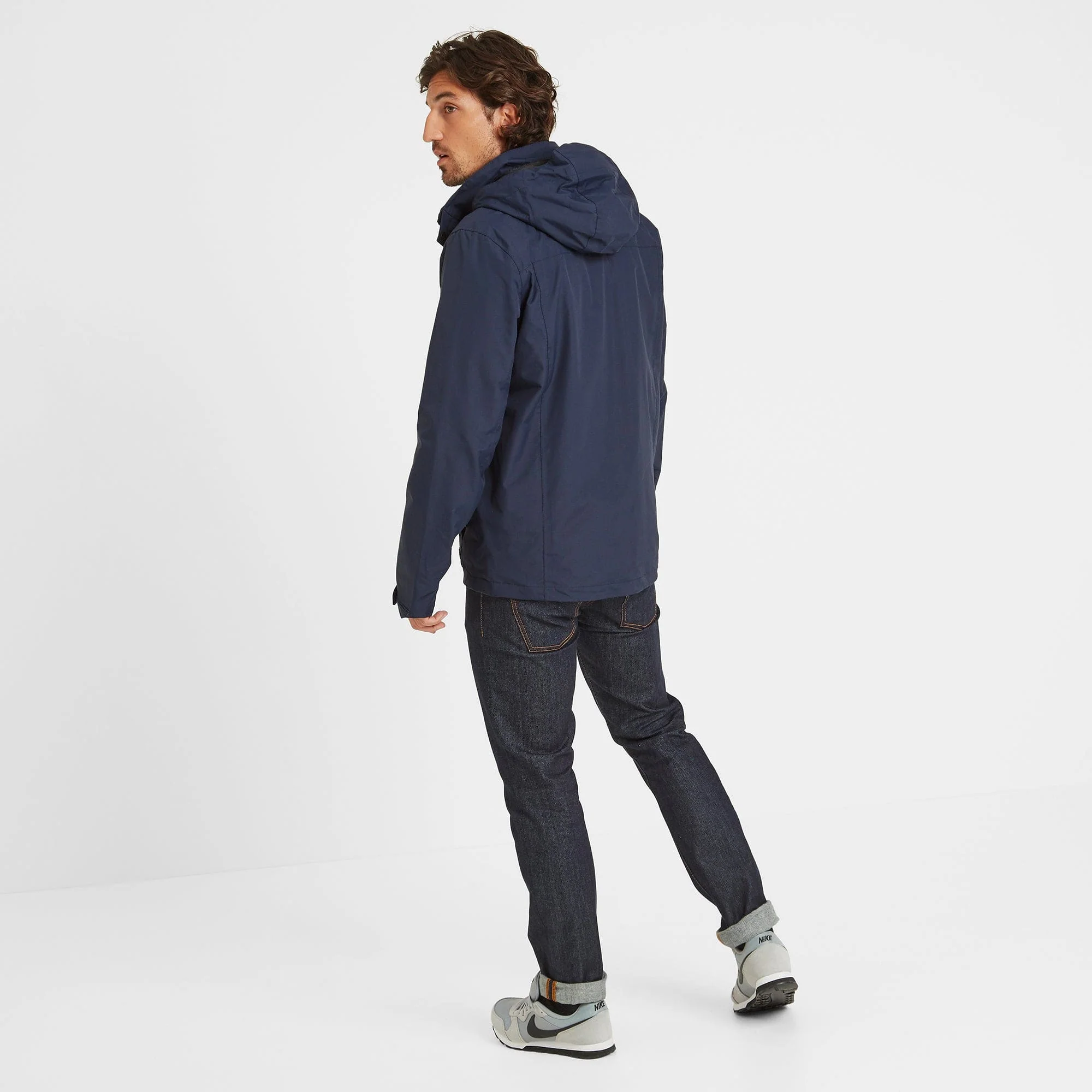 Airton Mens Waterproof Jacket - Navy - Image 4