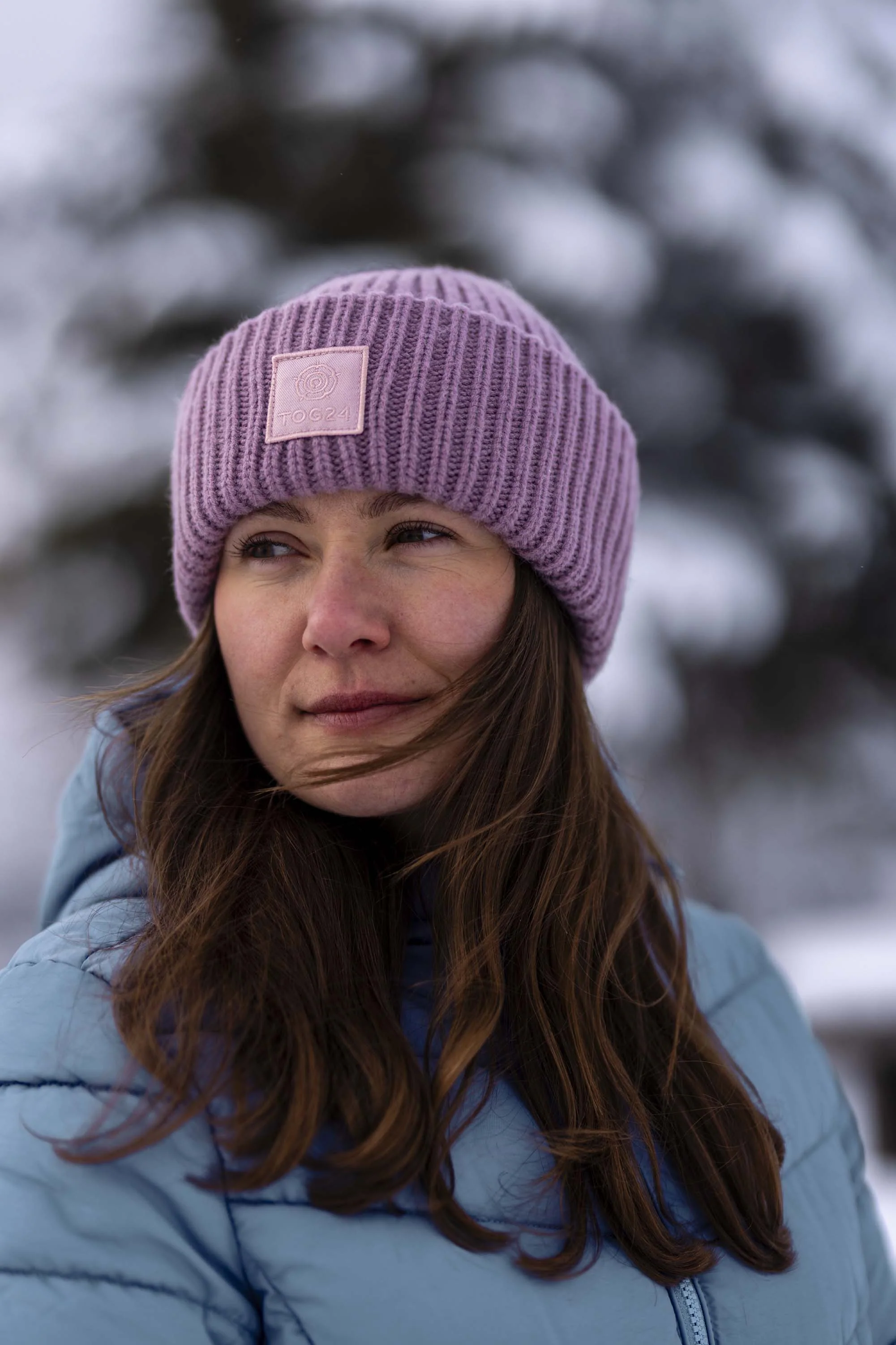 Anthorn Womens Padded Parka - Misty Blue - Image 13