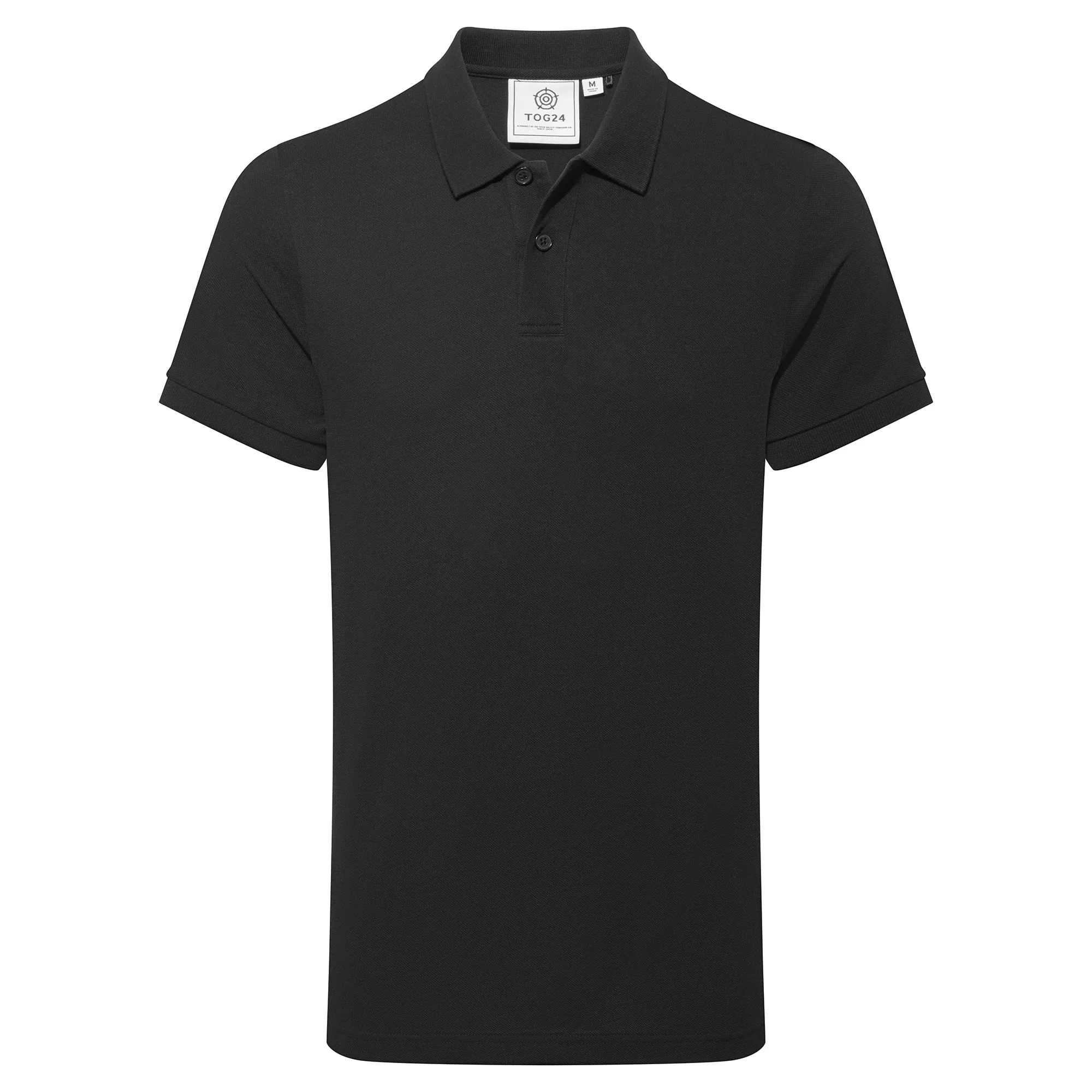 Bower Mens Polo Shirt - Black - Image 3