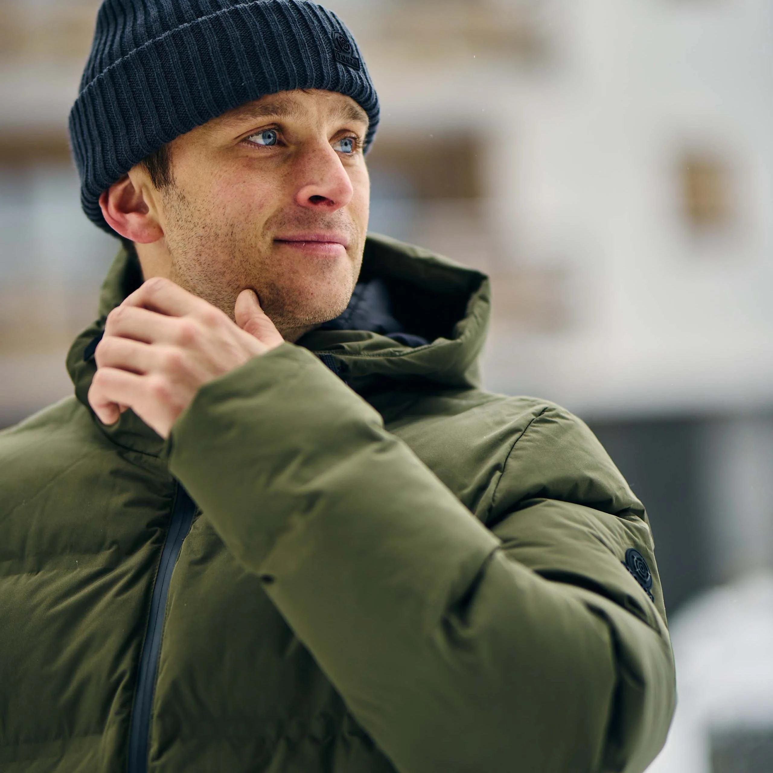 Brinkley Mens Parka - Khaki - Image 6