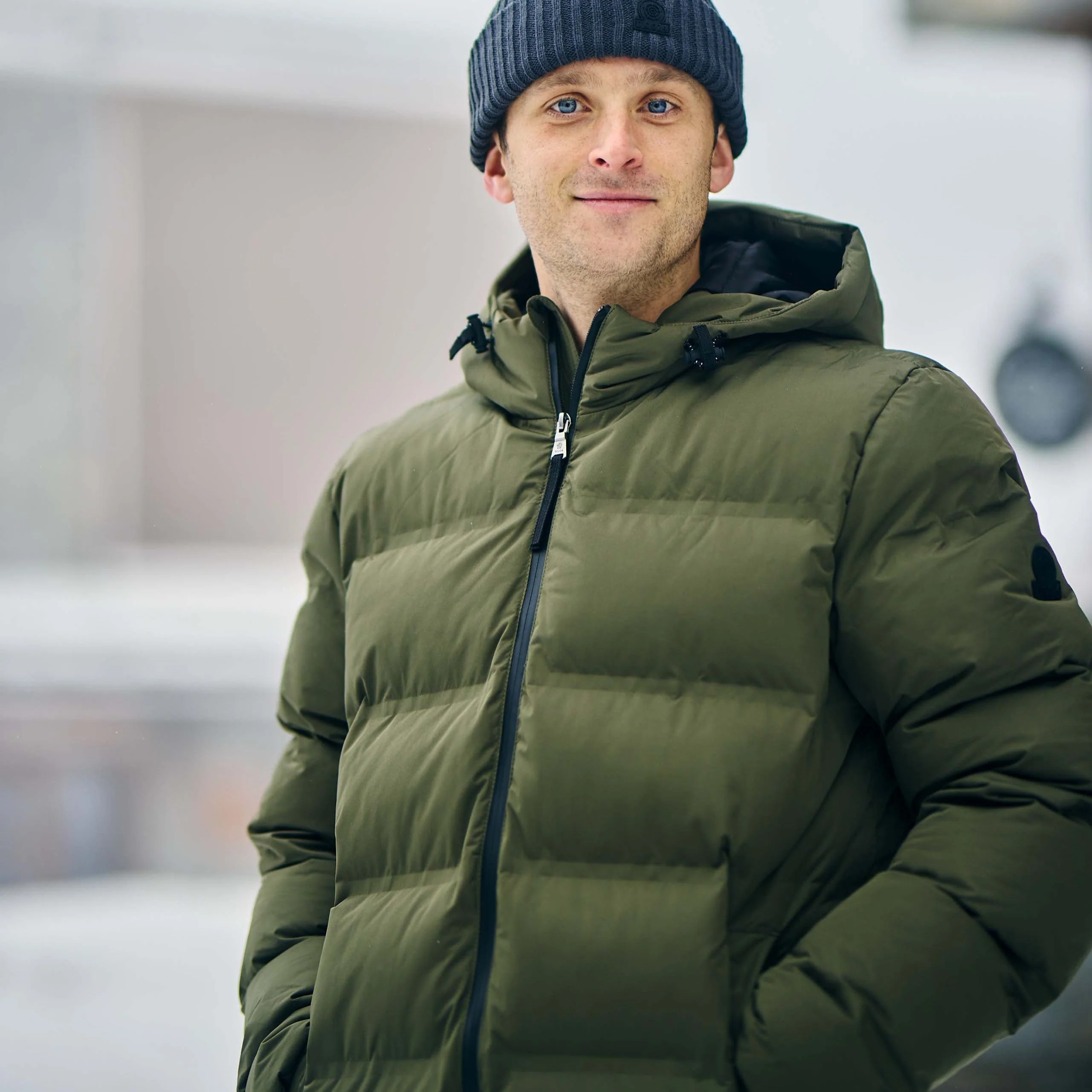 Brinkley Mens Parka - Khaki - Image 7