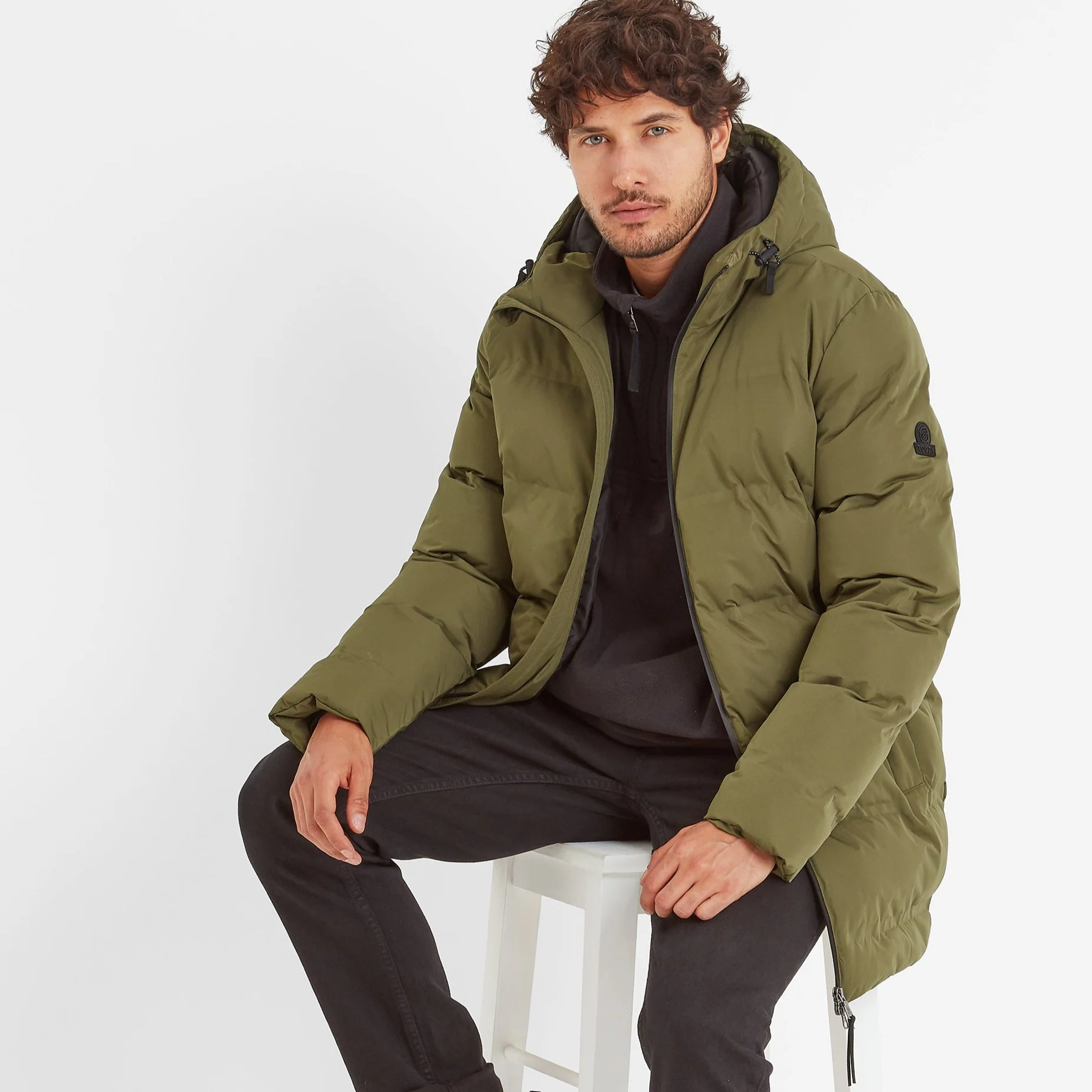 Brinkley Mens Parka - Khaki - Image 9