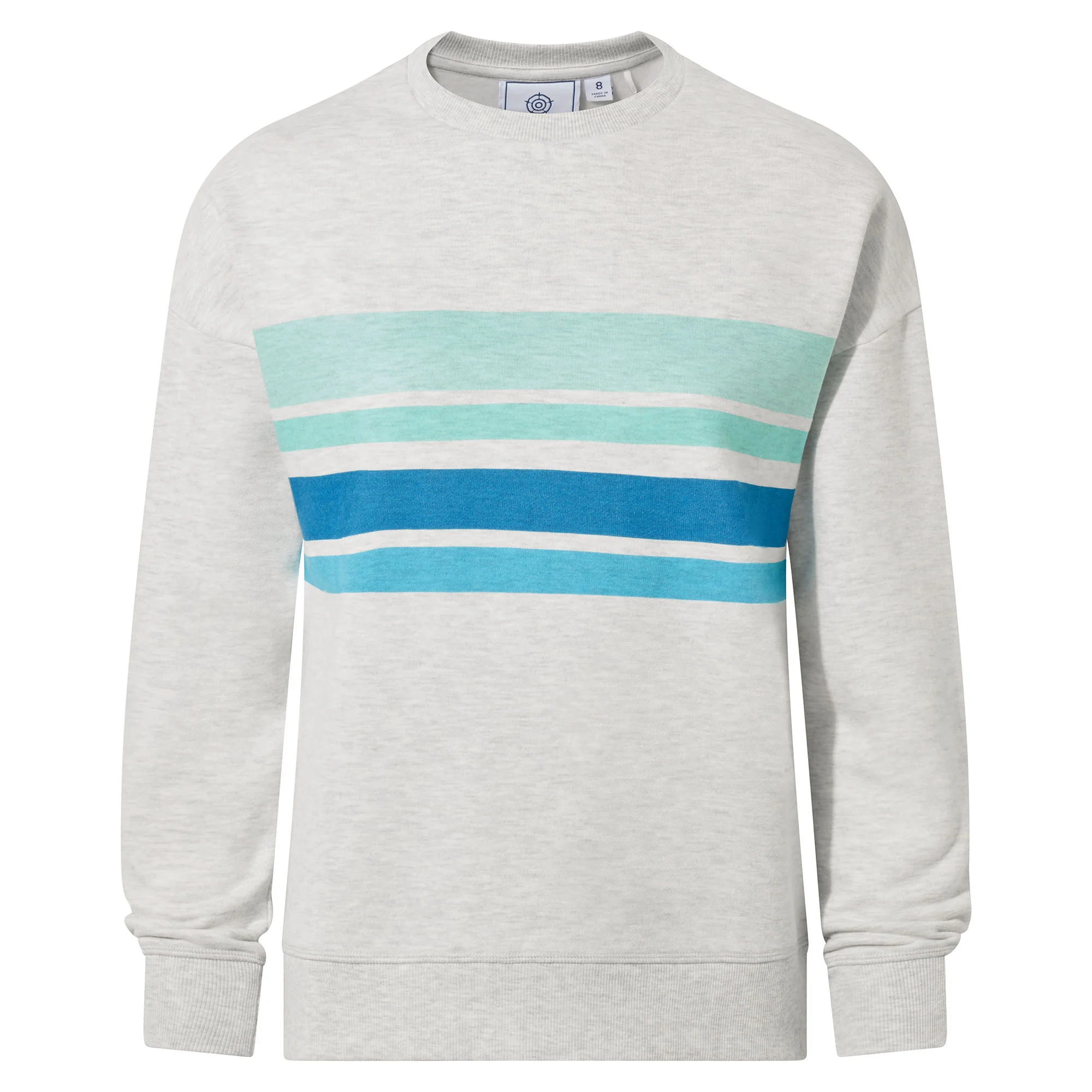 Carolina Womens Supersoft Sweatshirt - Ice Grey Marl - Image 5