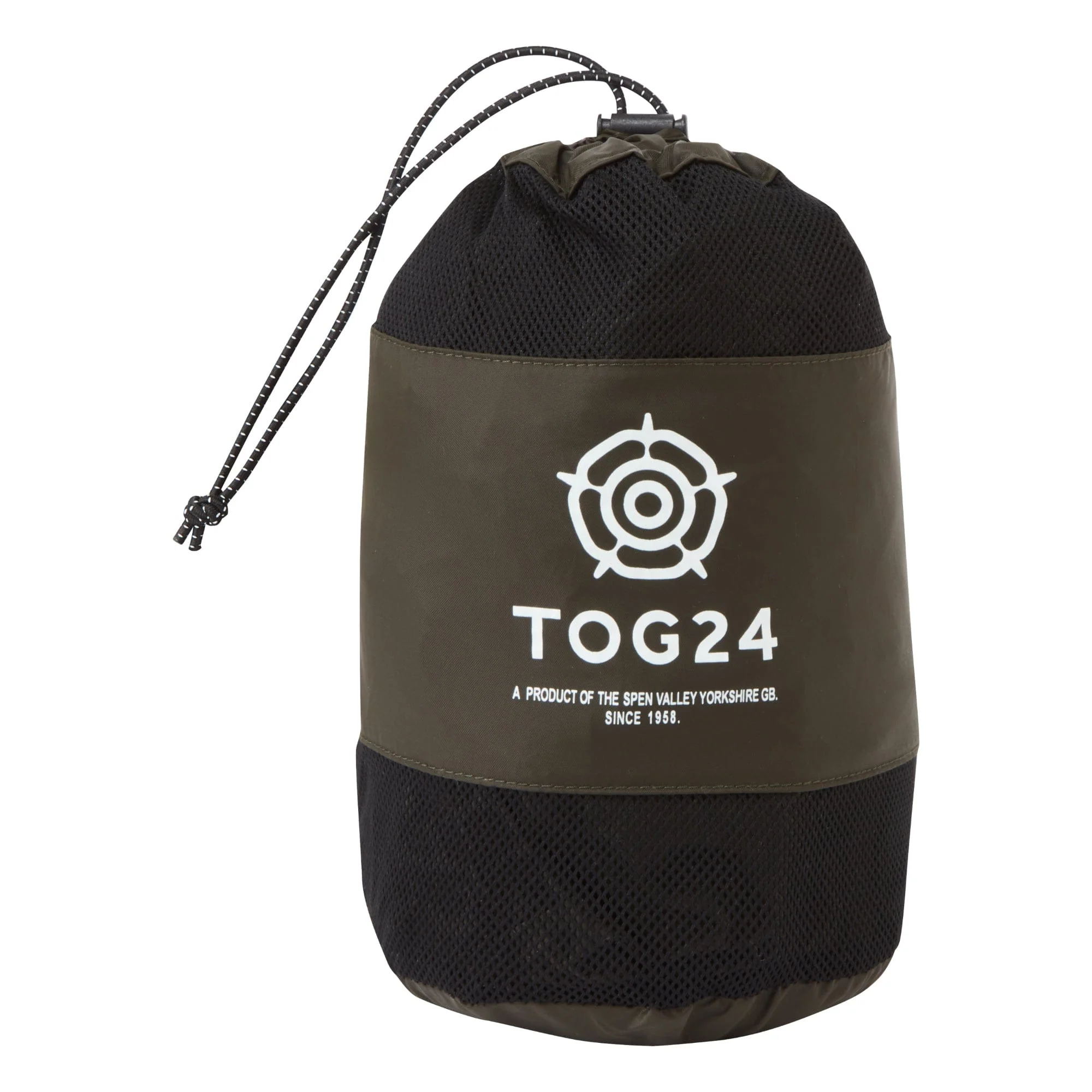 Craven Mens Waterproof Packaway Jacket - Dark Khaki - Image 6