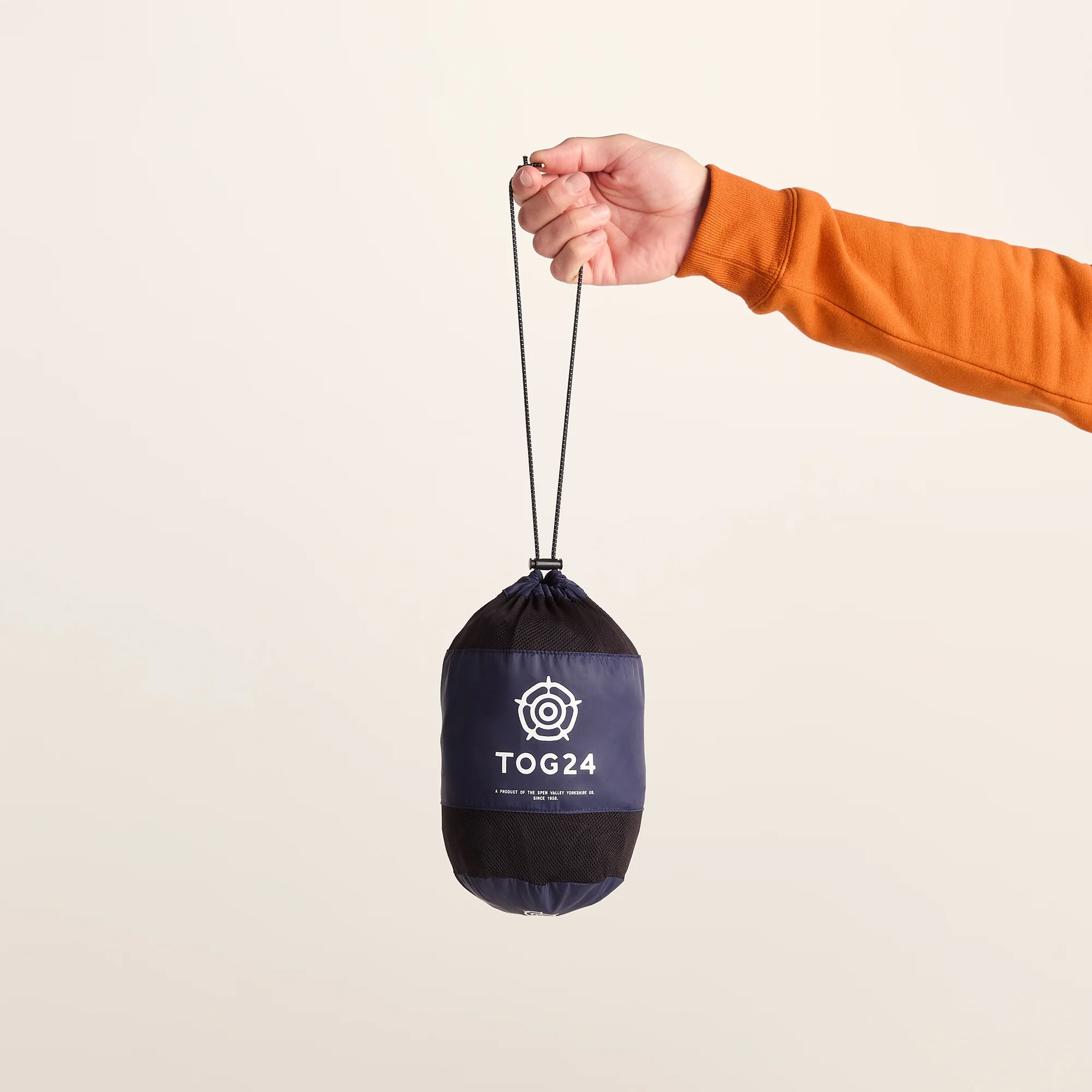 Craven Mens Waterproof Packaway Jacket - Navy - Image 6