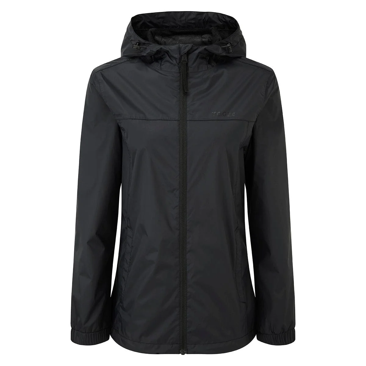 Craven Womens Waterproof Packaway Jacket - Black - Image 8