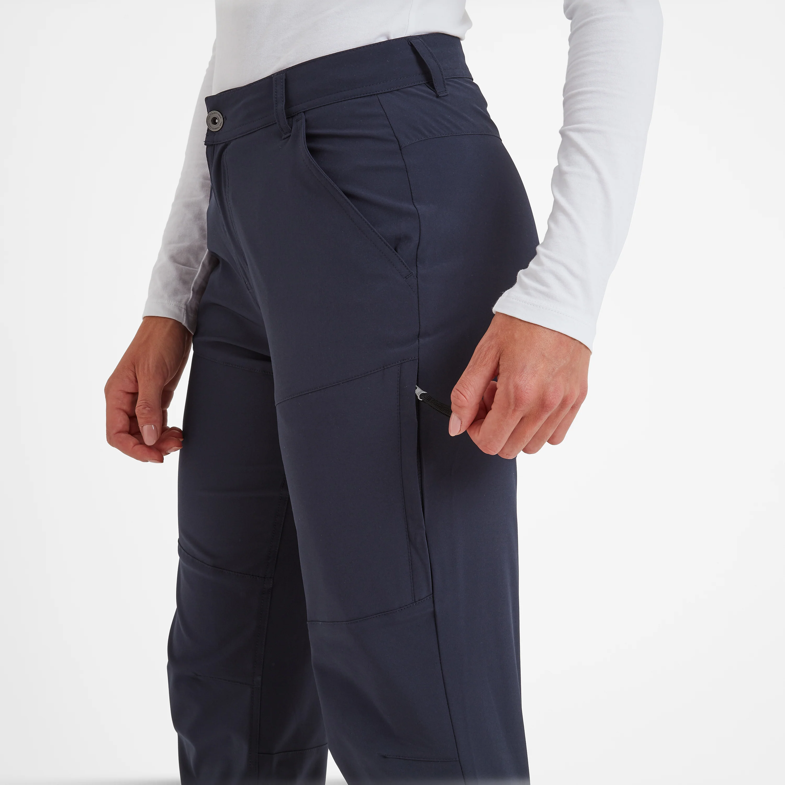 Denver Womens Walking Trousers Long - Navy - Image 4