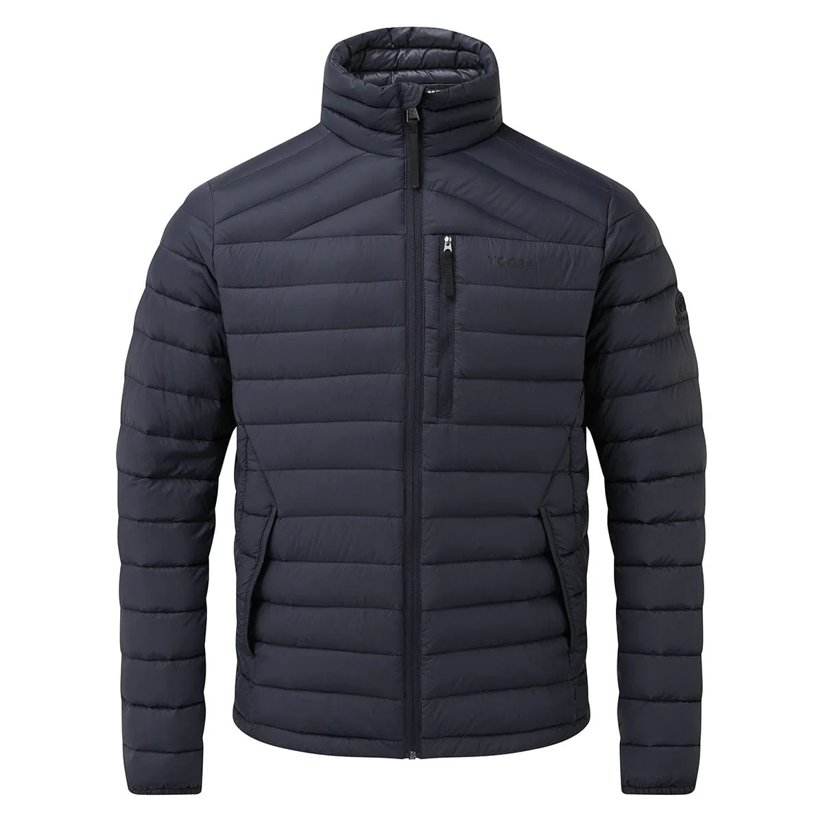 Drax Mens Funnel Down Jacket - Navy - Image 6