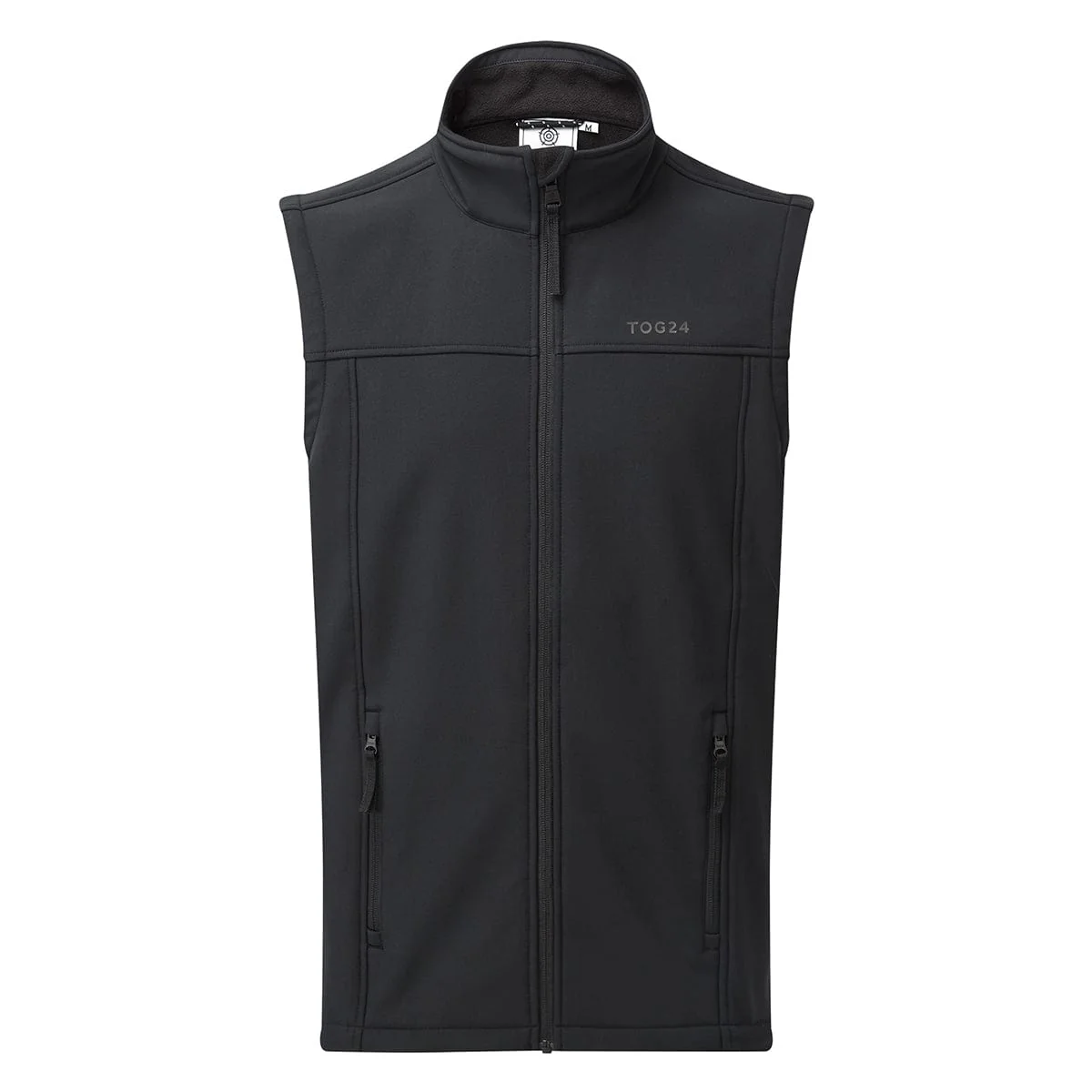 Feizor Mens Shower Resistant Softshell Gilet - Black - Image 5