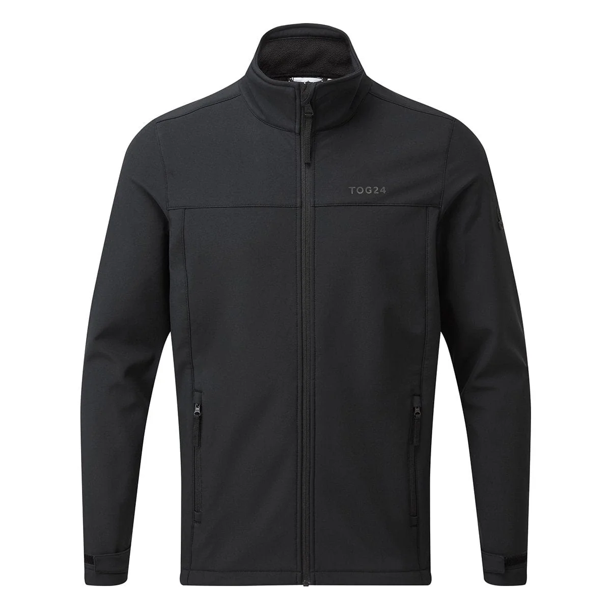 Feizor Mens Shower Resistant Softshell Jacket - Black - Image 7