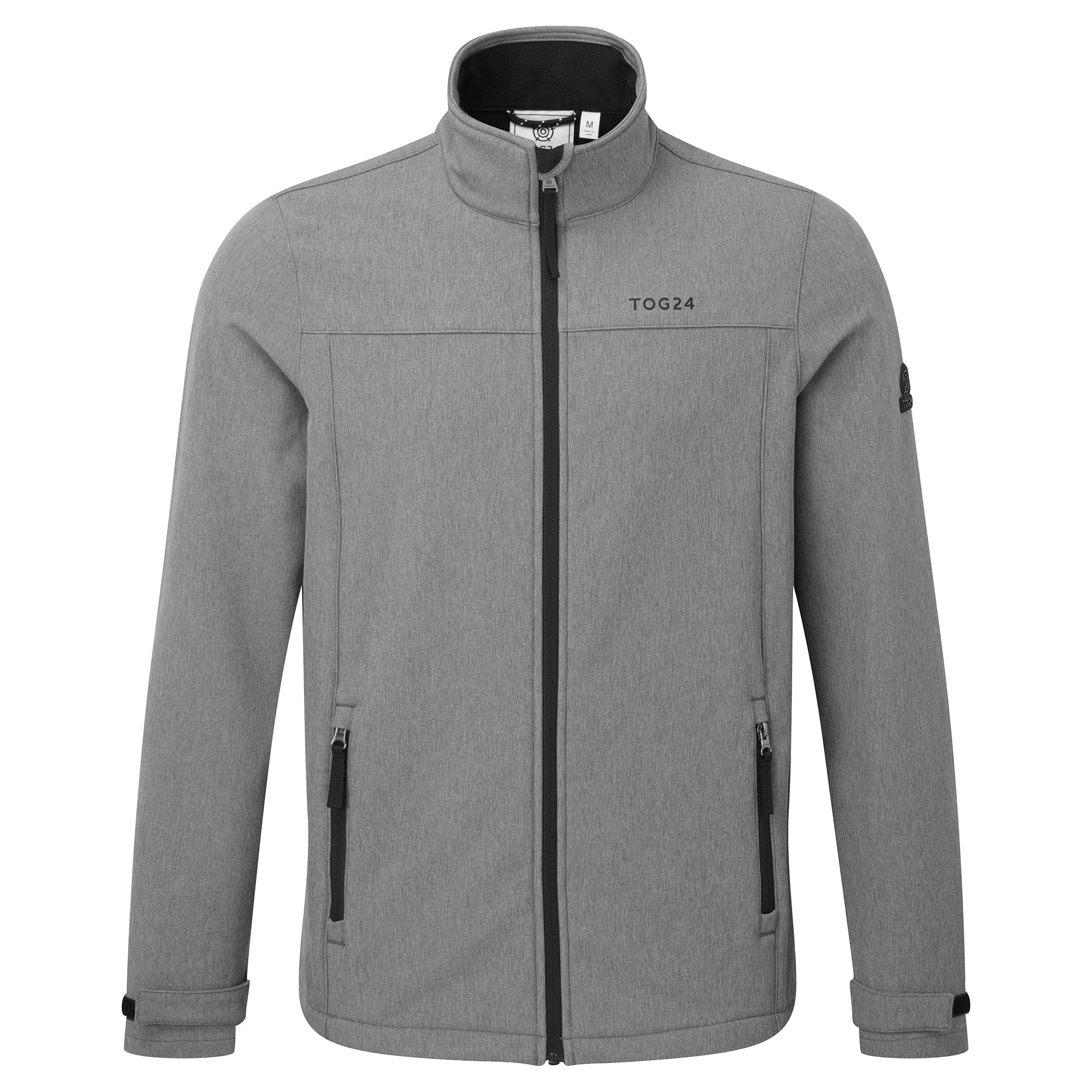 Feizor Mens Shower Resistant Softshell Jacket - Dark Grey Marl - Image 7