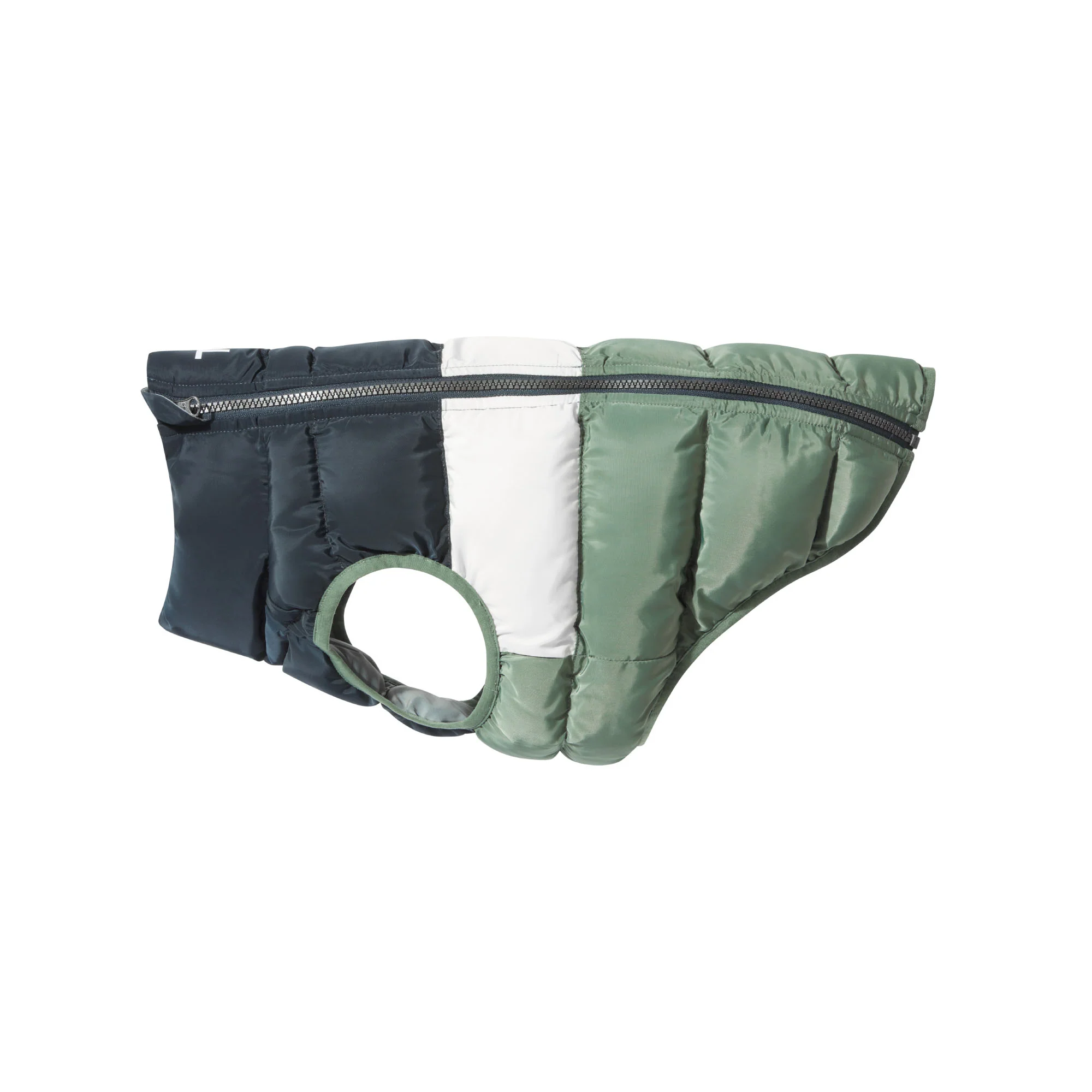 Fetch Padded Dog Coat S - Dark Indigo/Vanilla/Light Forest - Image 7