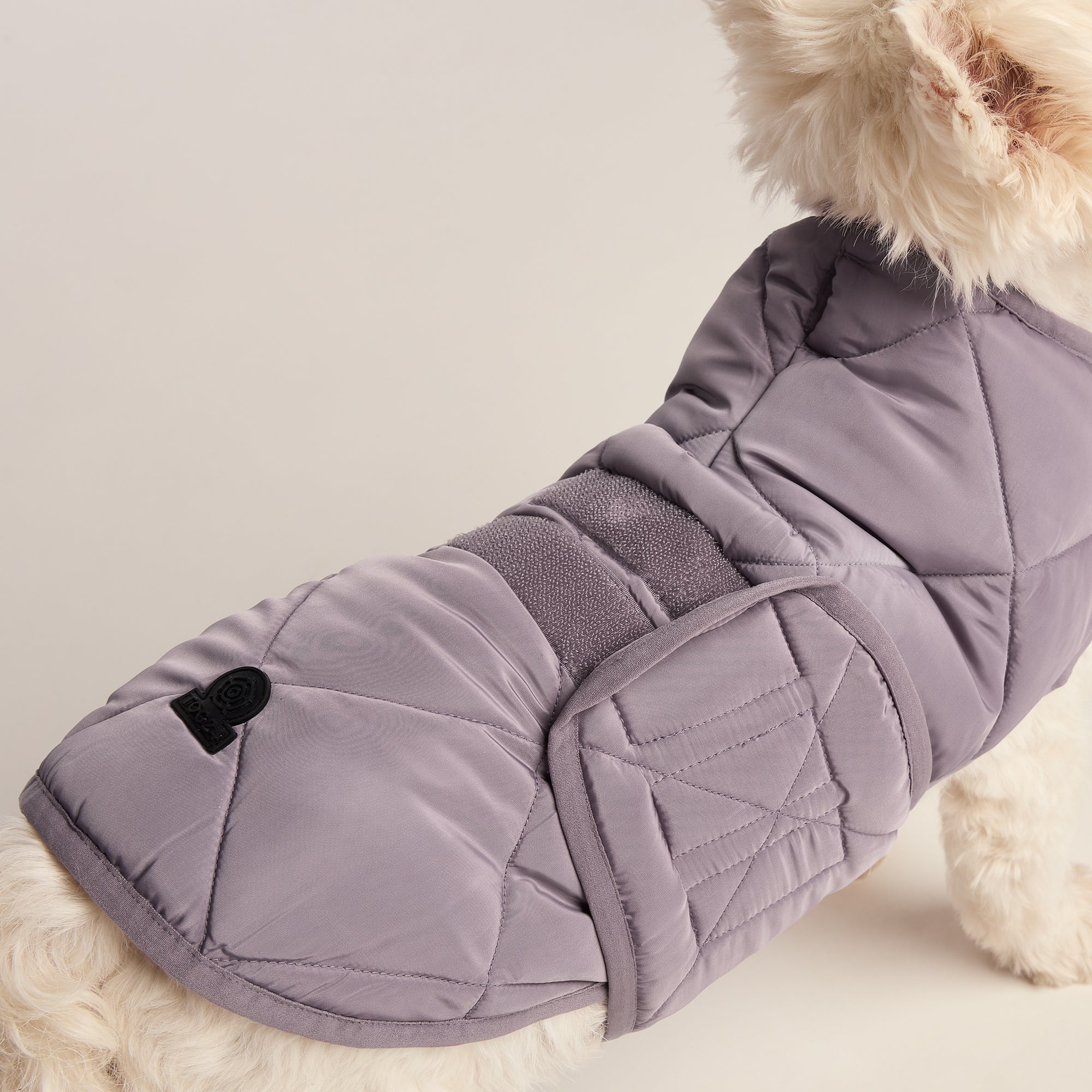 Fido Padded Dog Coat S - Dusky Lilac - Image 5