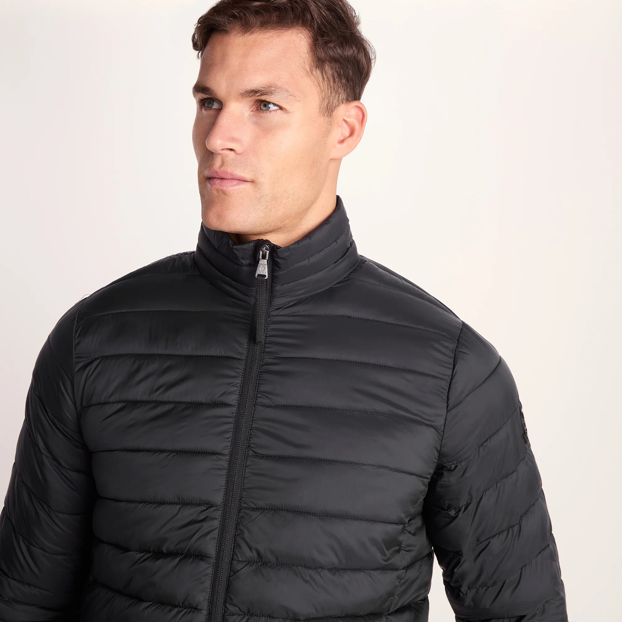 Gibson Mens Insulated Padded Jacket - Black - Image 7