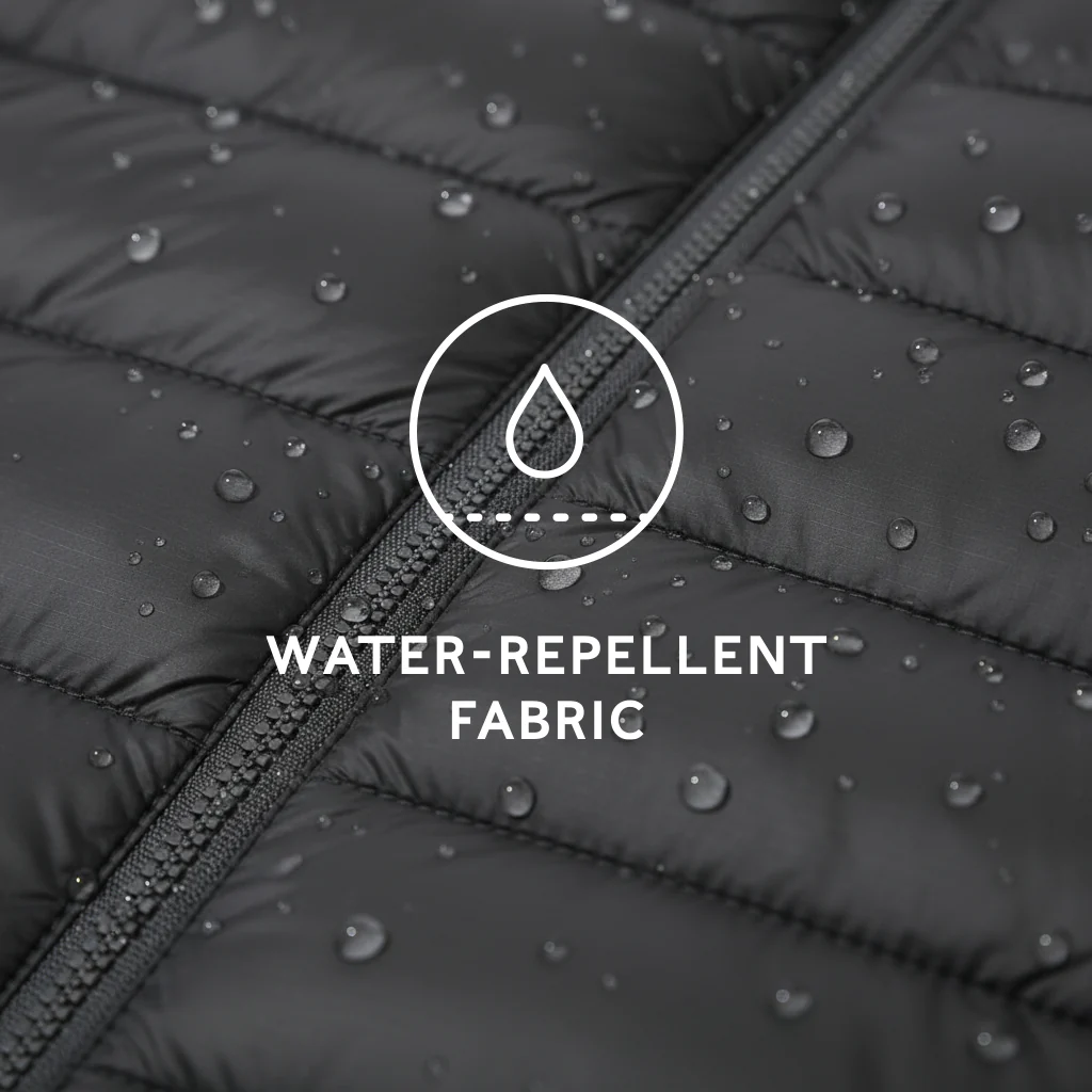 Gibson Mens Insulated Padded Jacket - Black - Image 9