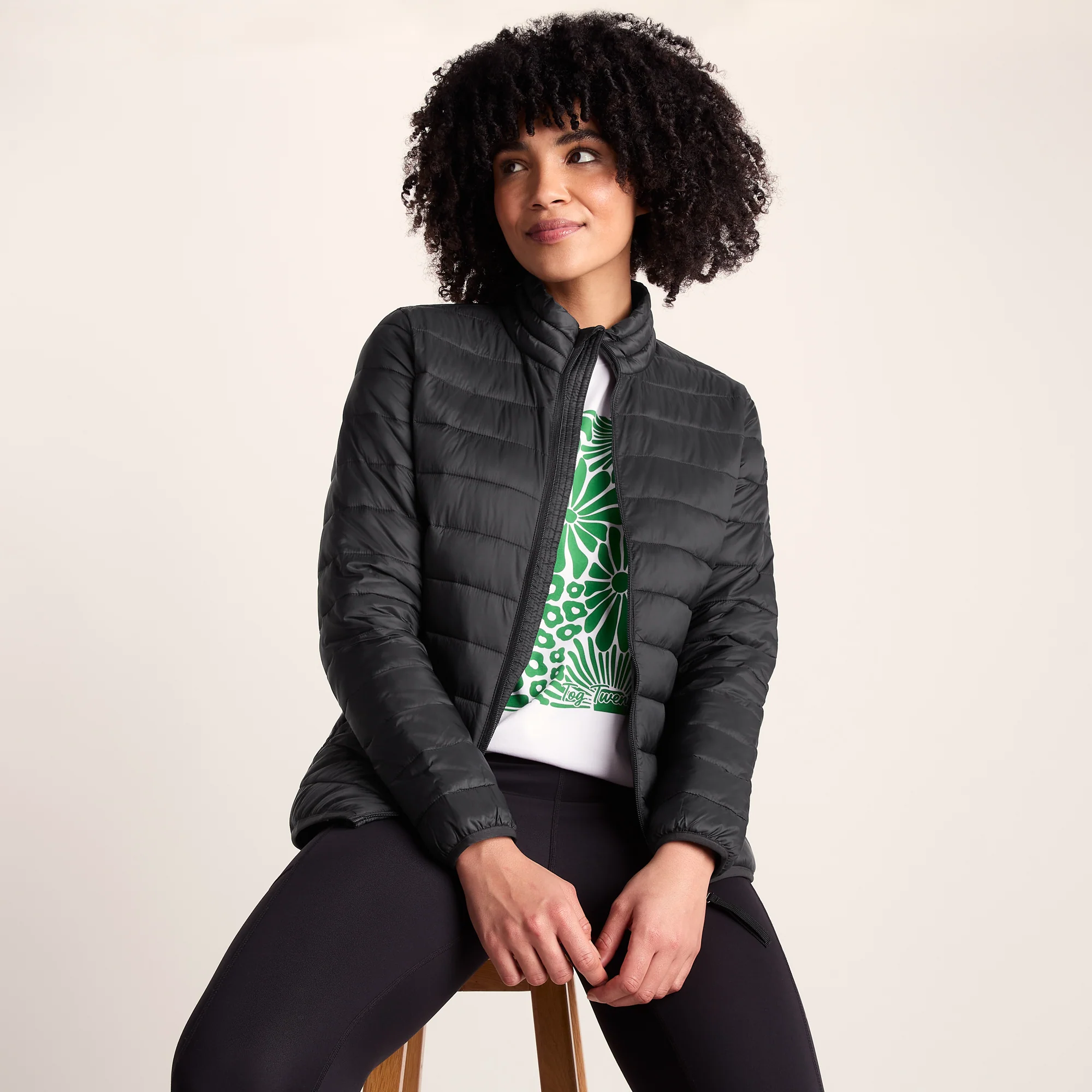 Gibson Womens Insulated Padded Jacket - Black - Image 4