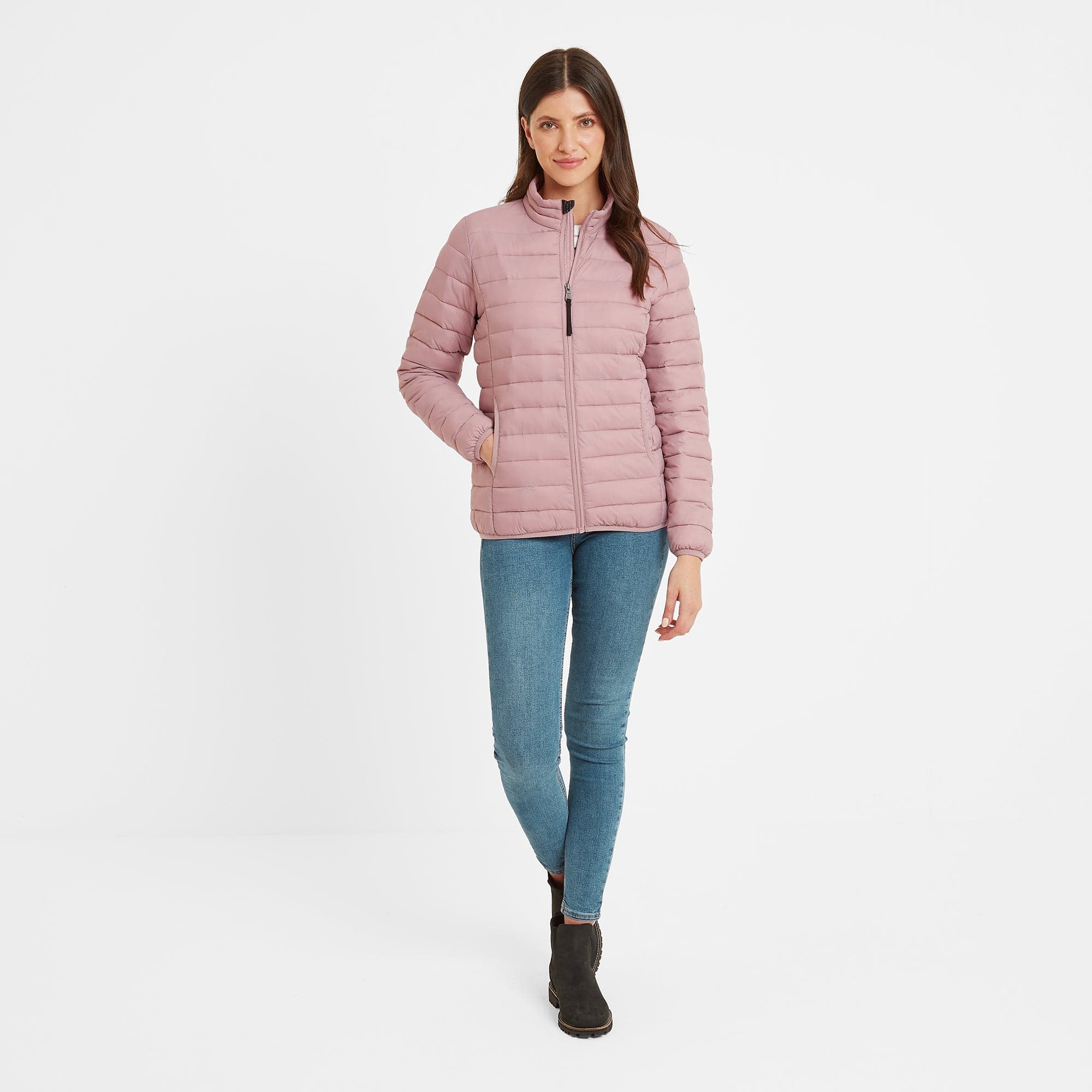 Gibson Womens Insulated Padded Jacket - Faded Pink - Image 4