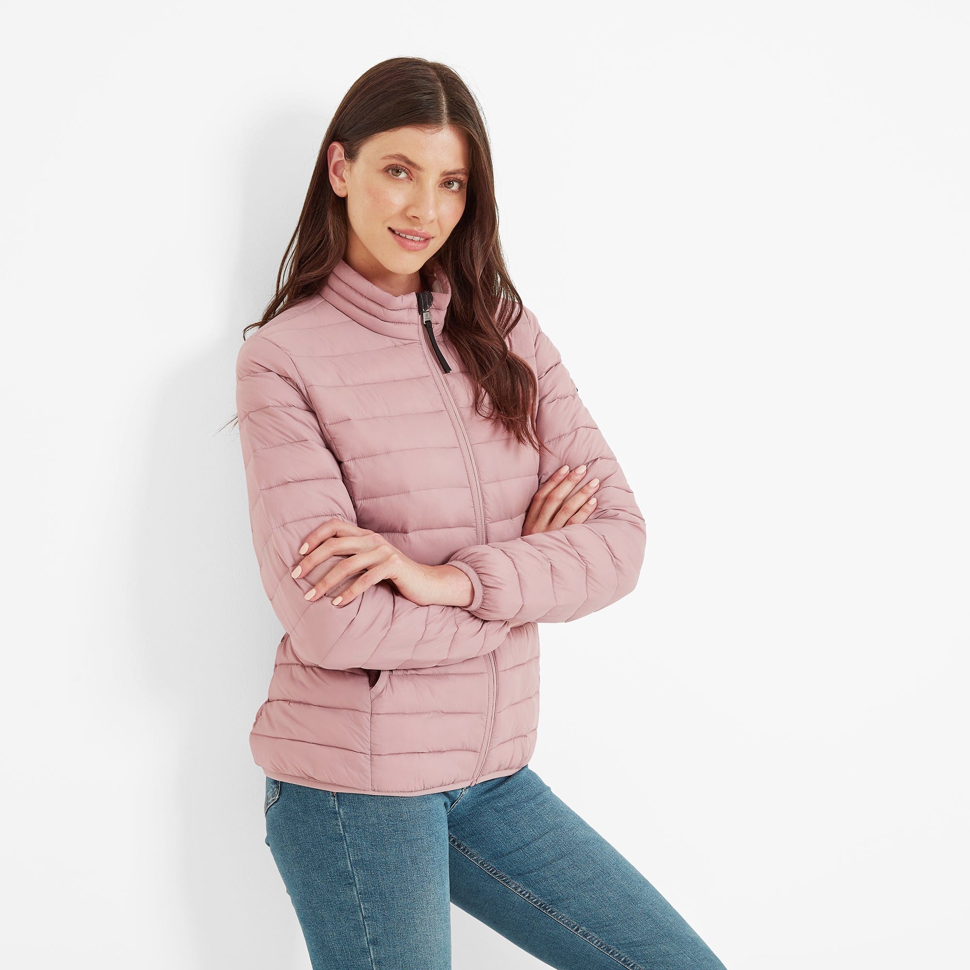 Gibson Womens Insulated Padded Jacket - Faded Pink - Image 6