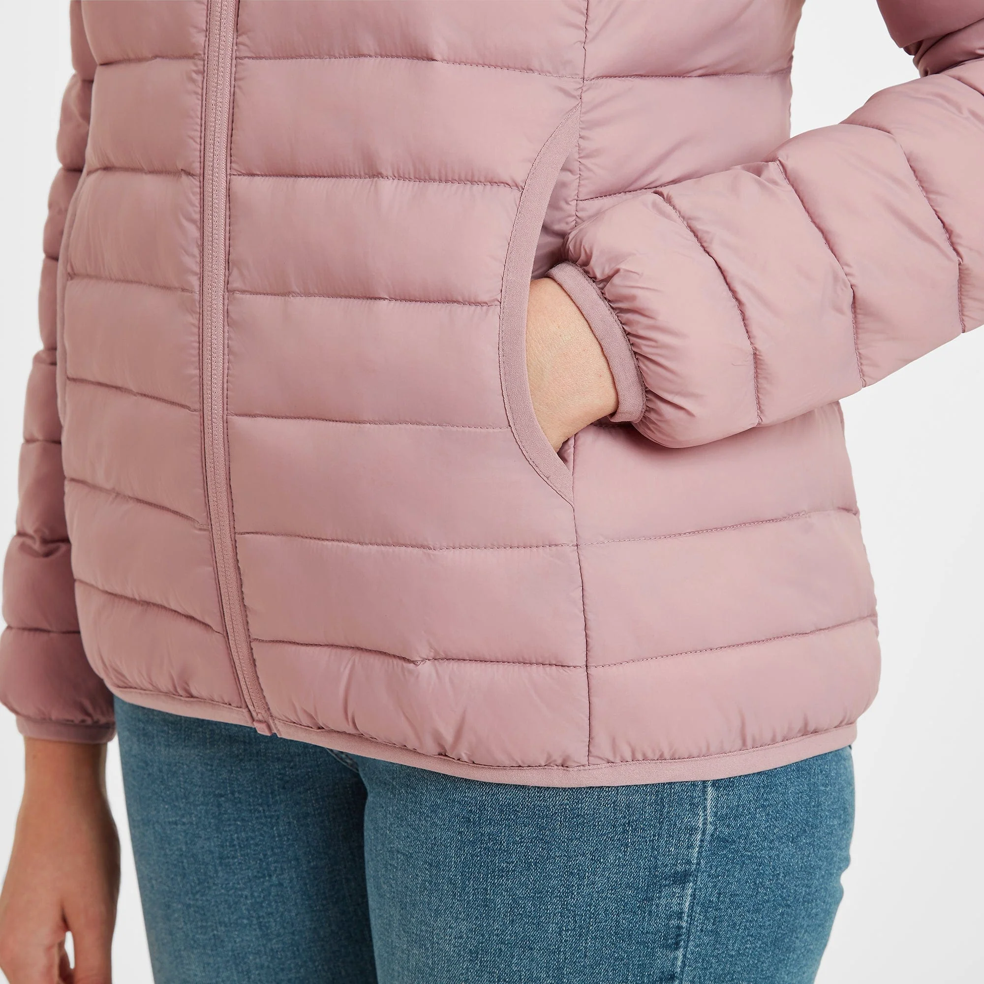 Gibson Womens Insulated Padded Jacket - Faded Pink - Image 8