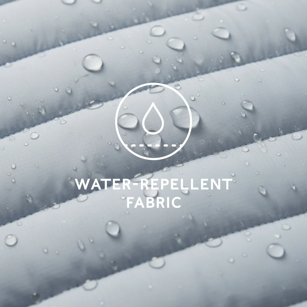 Gibson Womens Insulated Padded Jacket - Ice Blue - Image 10