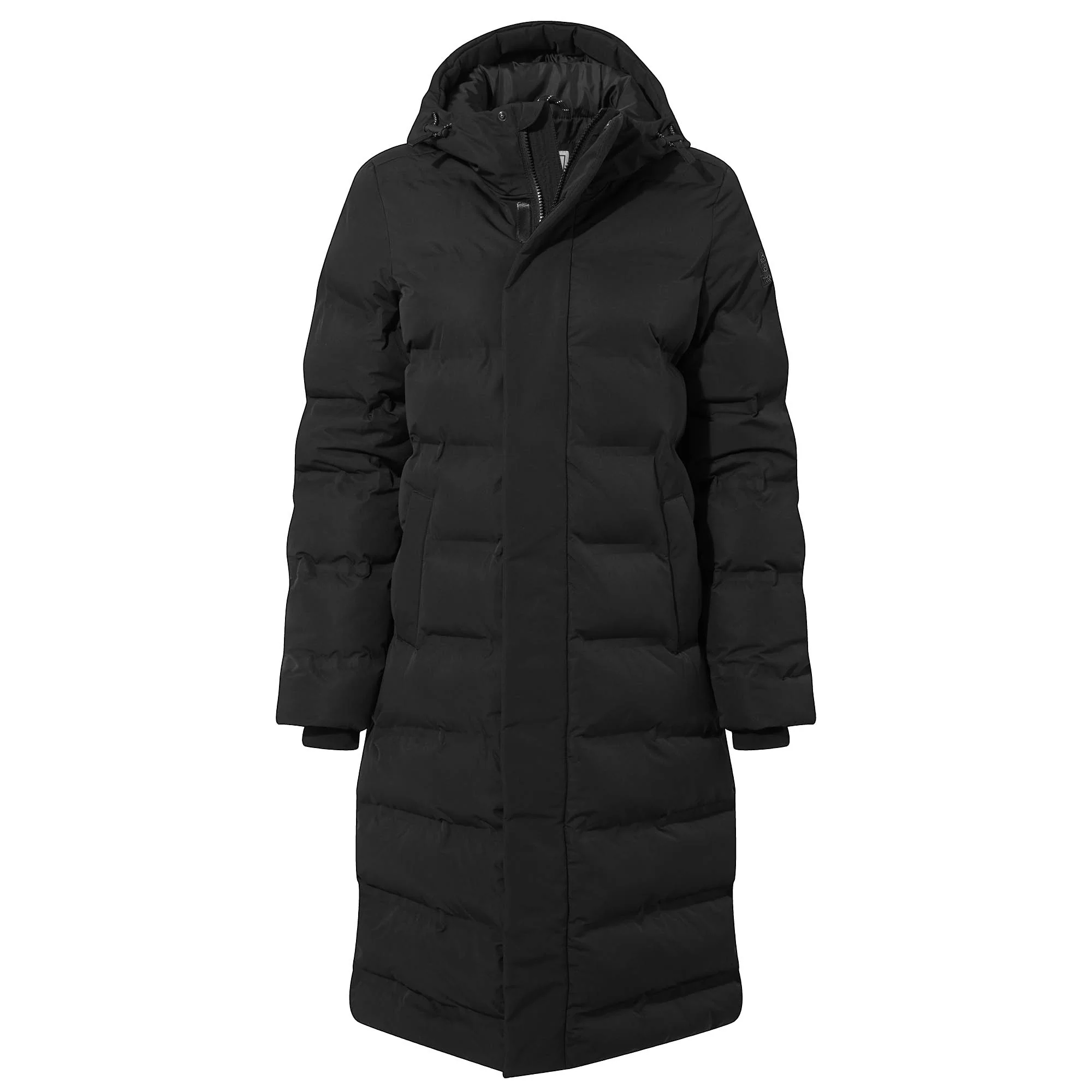 Glaston Womens Shower Resistant Insulated Parka - Black - Image 8