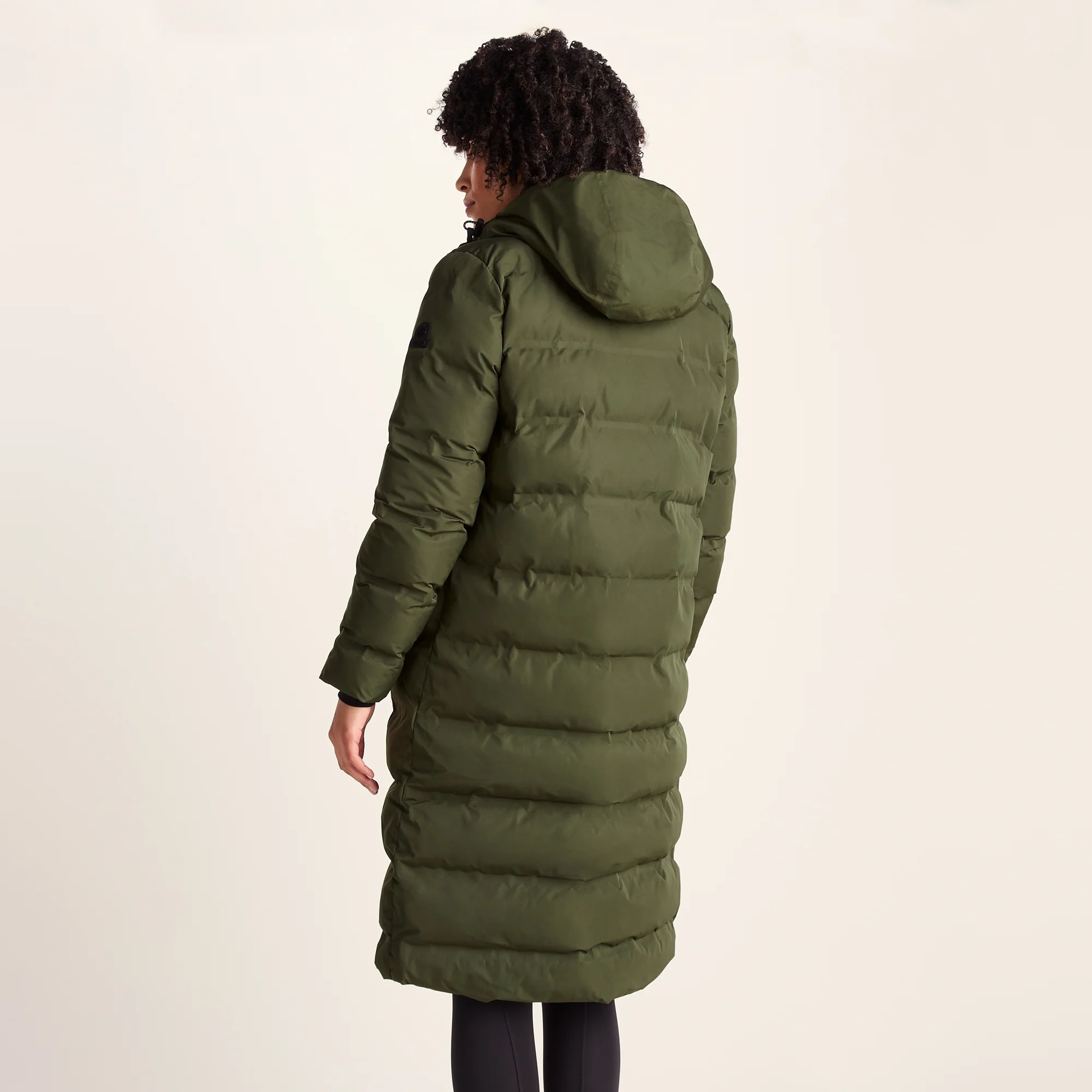Glaston Womens Shower Resistant Insulated Parka - Dark Green - Image 4