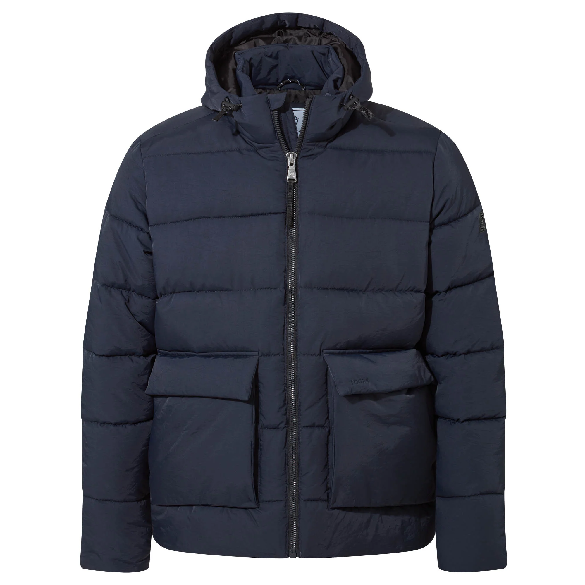 Hamilton Mens Padded Parka - Dark Indigo - Image 7