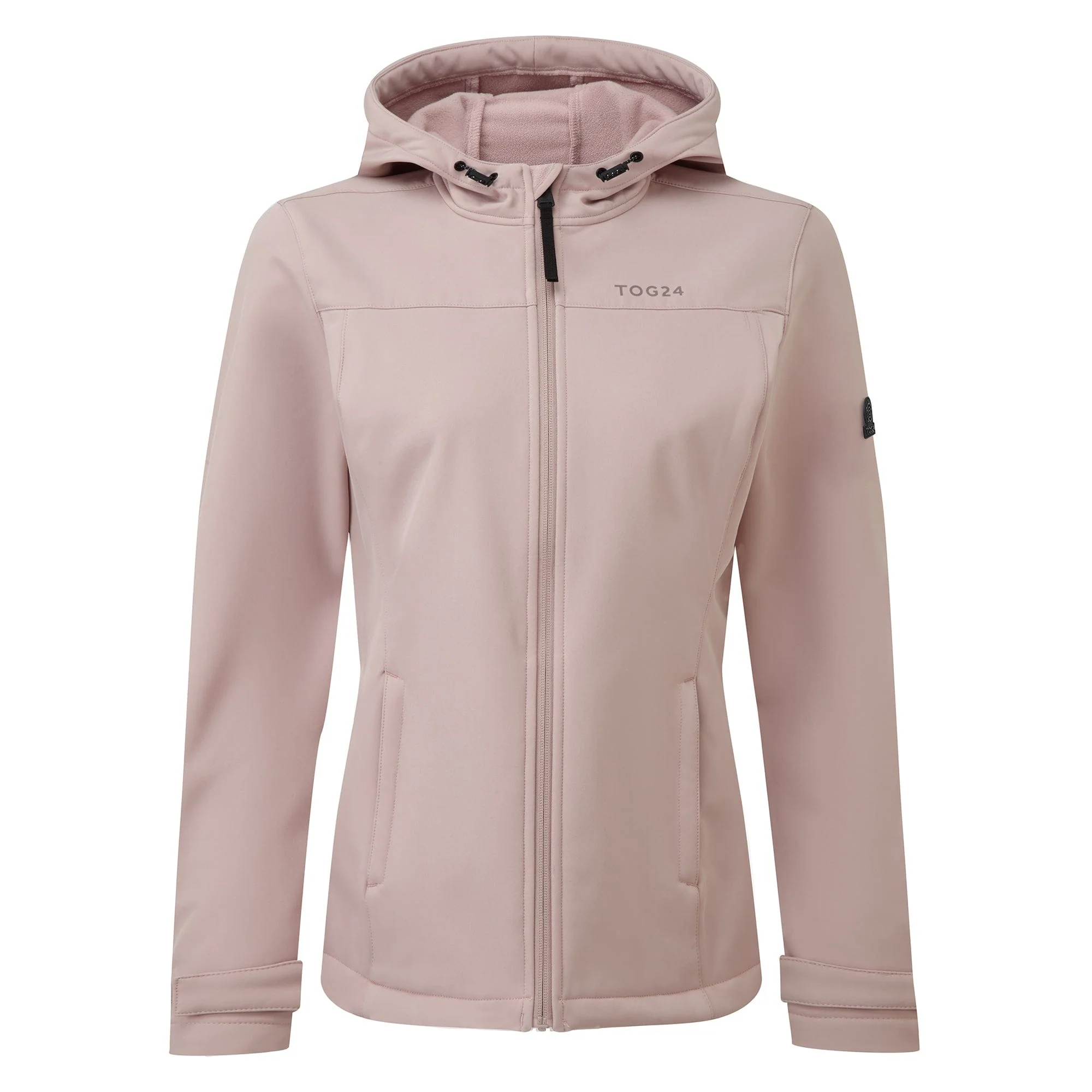 Keld Womens Shower Resistant Hooded Softshell Jacket - Dusky Pink - Image 9