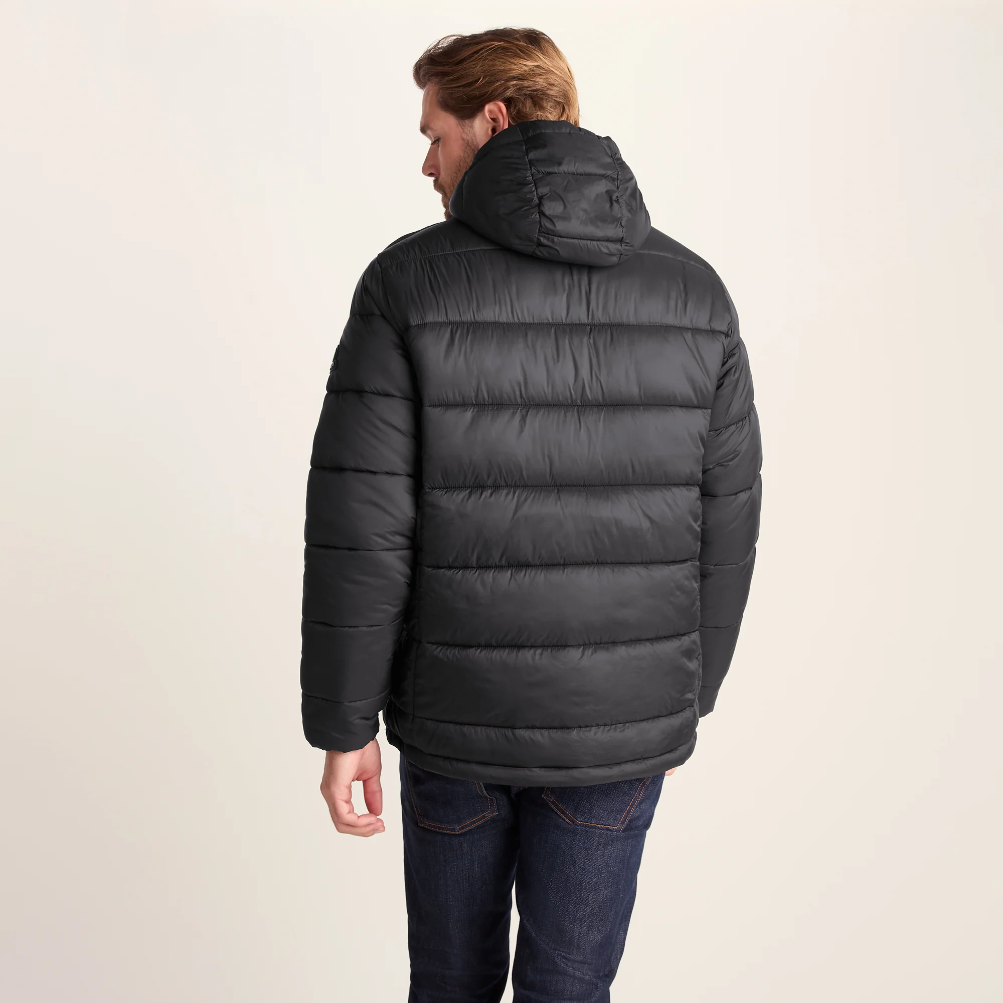 Maloney Mens Wind Resistant Insulated Jacket - Black - Image 4