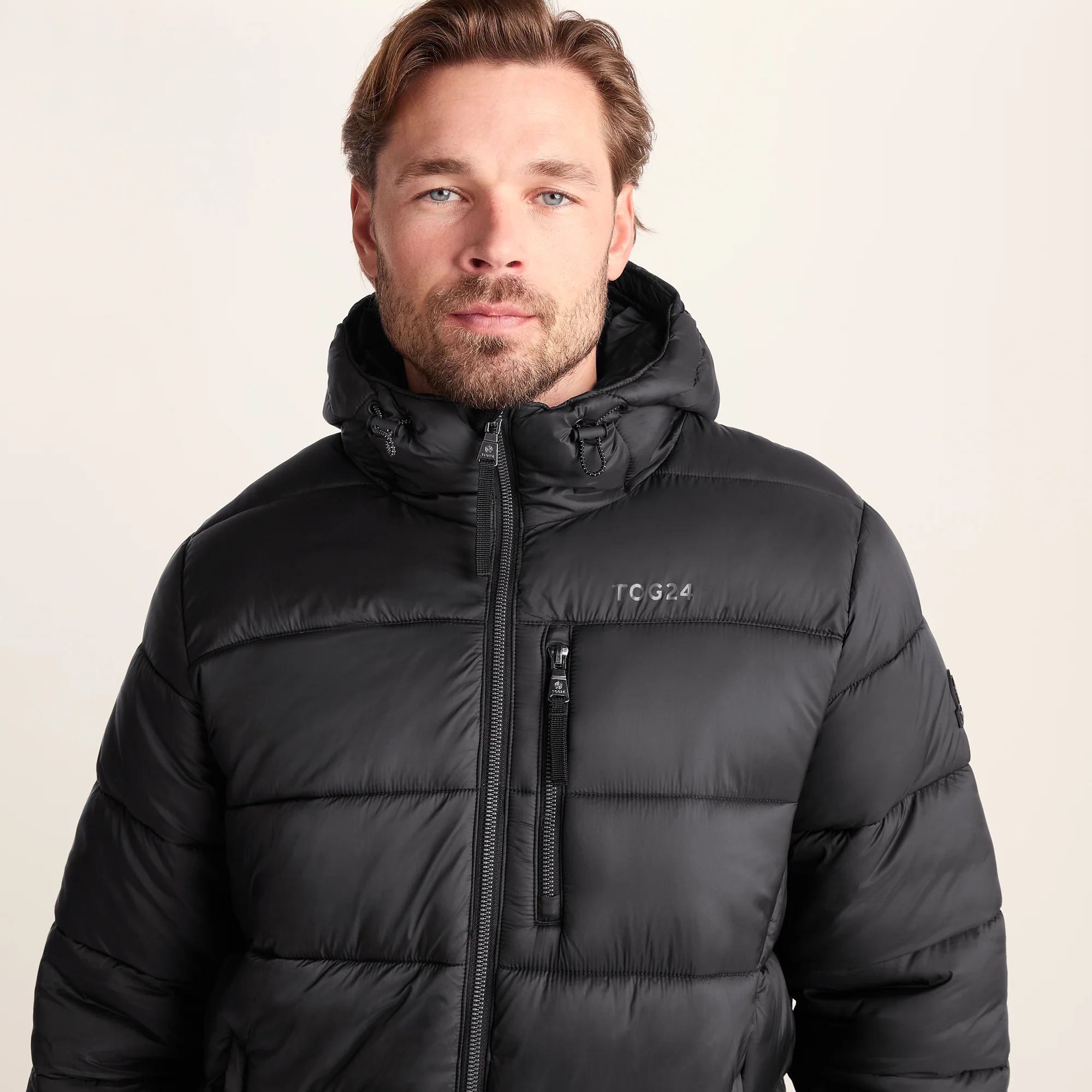 Maloney Mens Wind Resistant Insulated Jacket - Black - Image 5