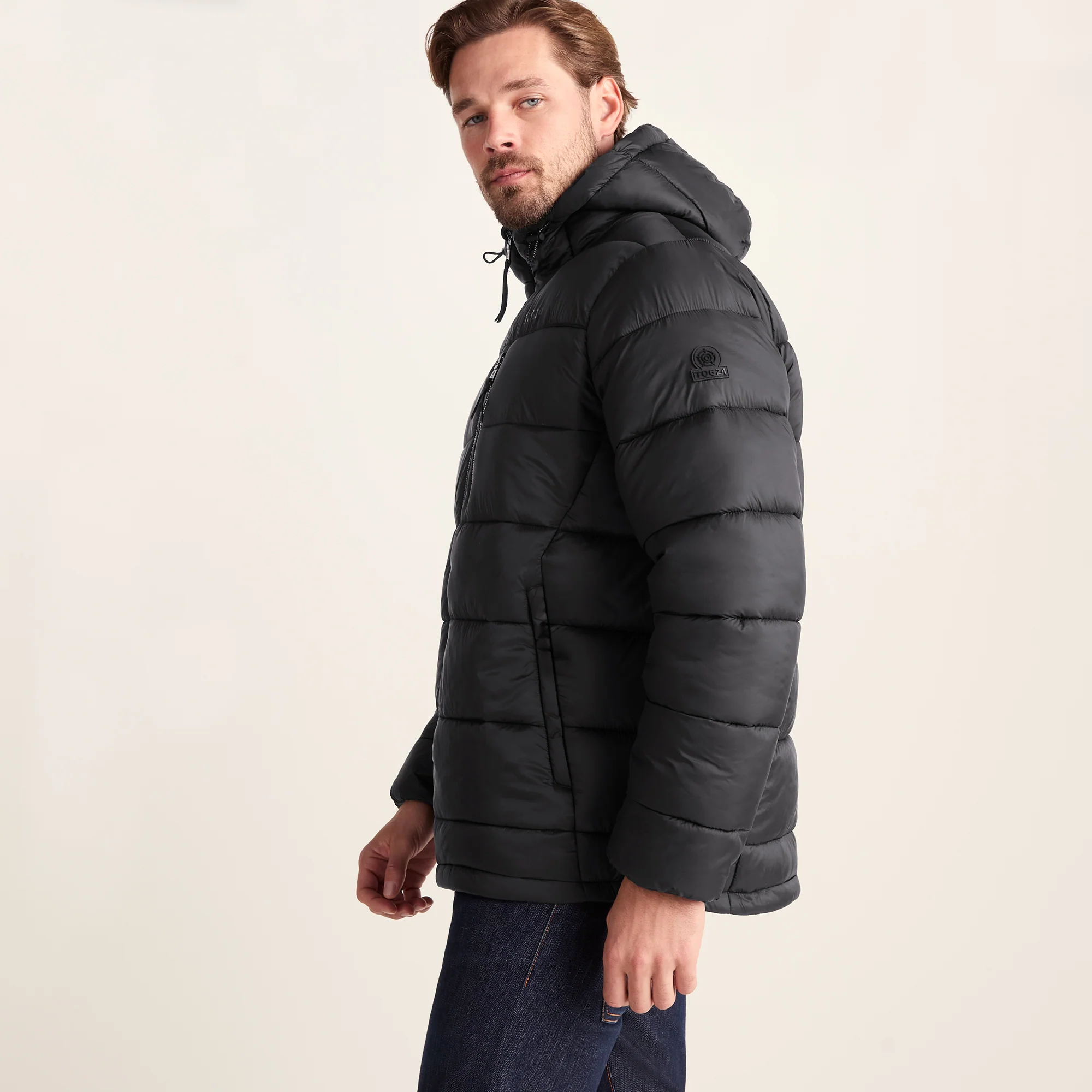 Maloney Mens Wind Resistant Insulated Jacket - Black - Image 6