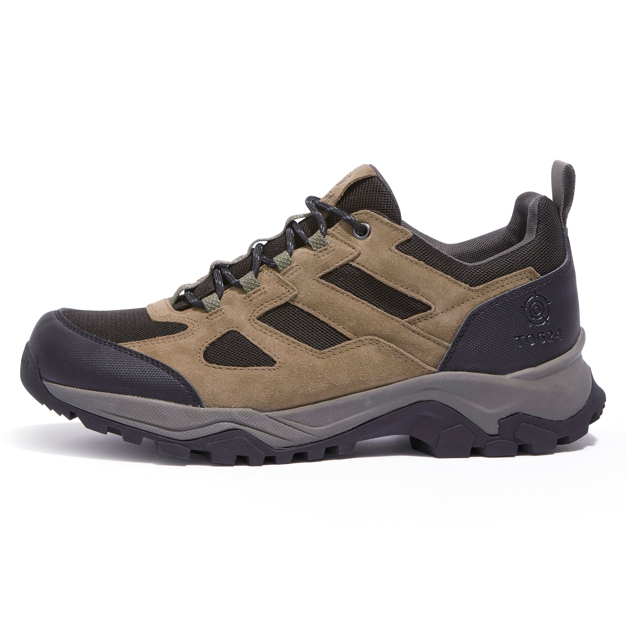 Mesa Mens Low Walking Shoe - Khaki - Image 3
