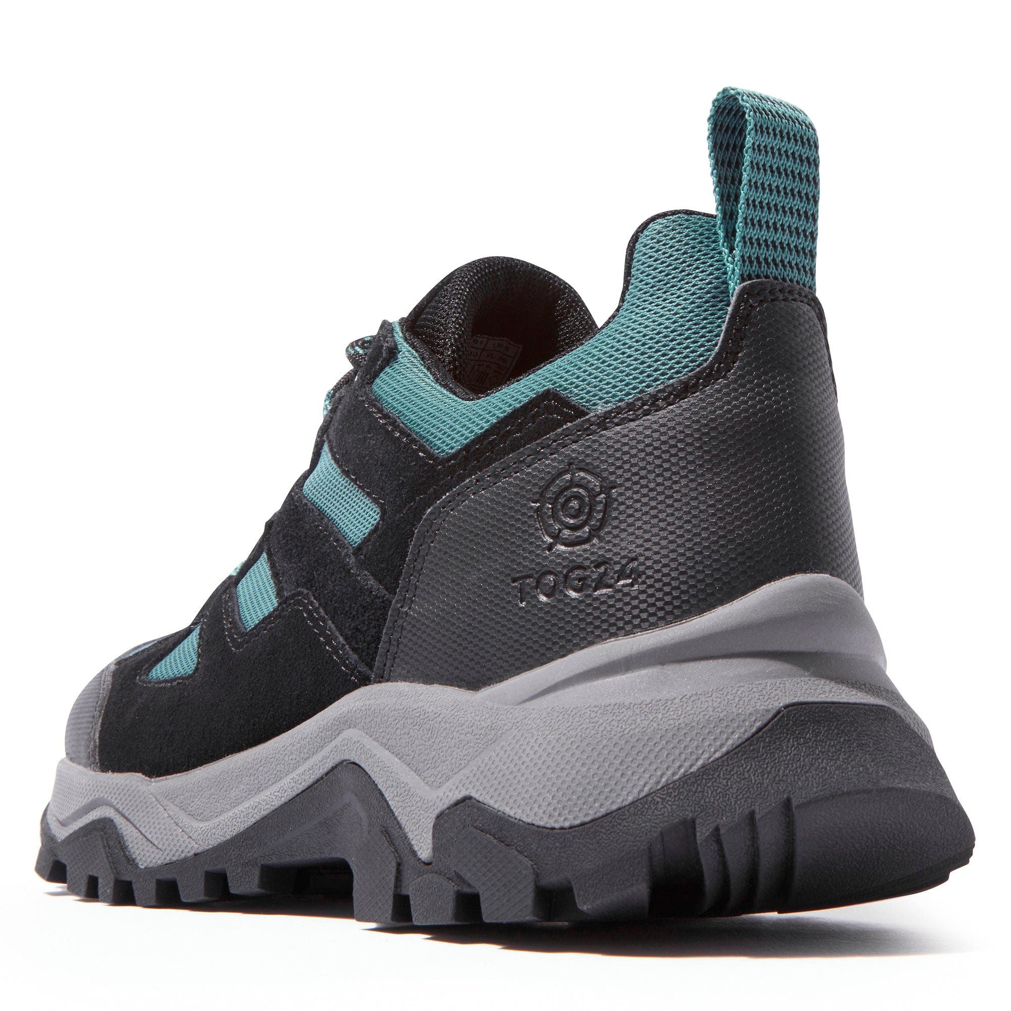 Mesa Womens Low Walking Shoe - Black/Teal - Image 4