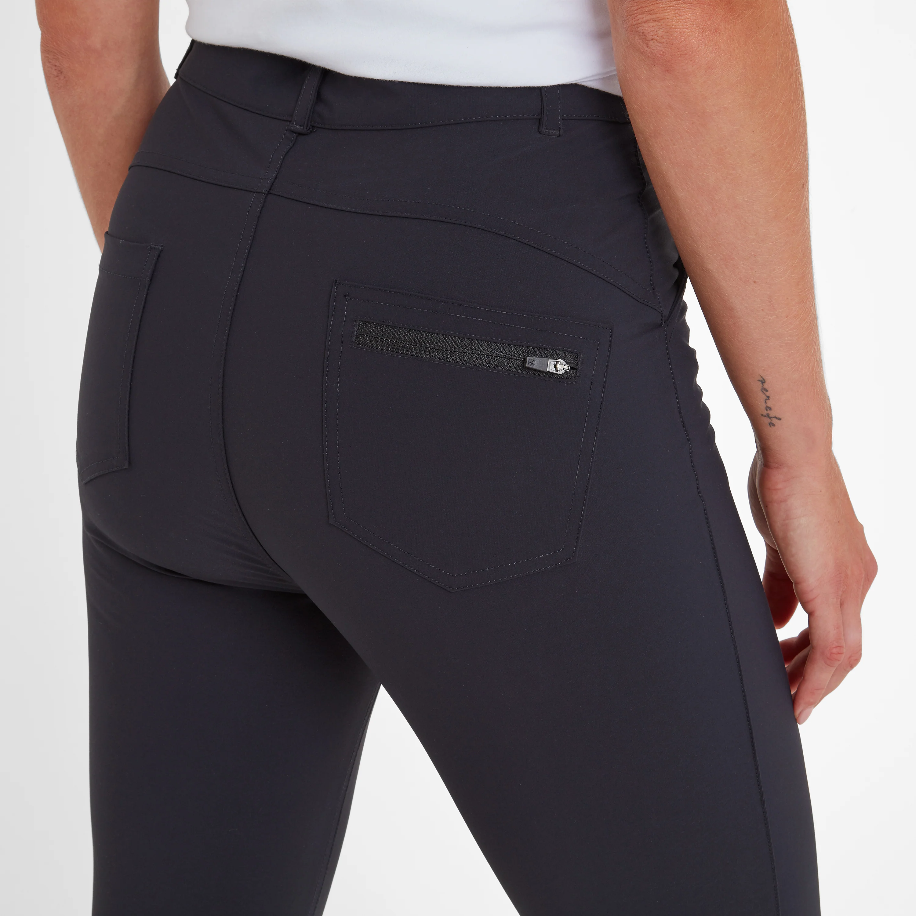 Milton Womens Water Resistant Slim Trouser Regular - Black - Image 4