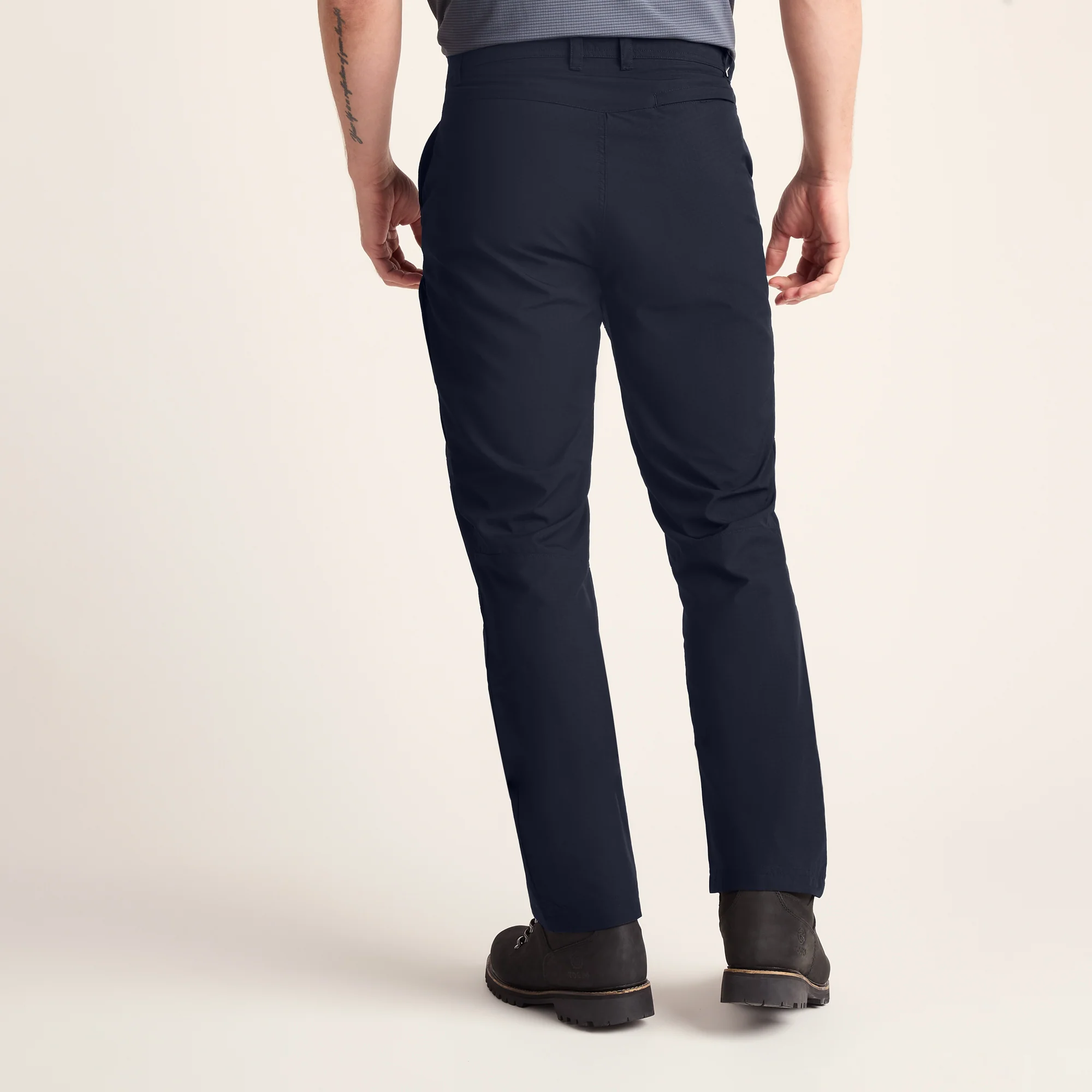 Rowland Mens Performance Trousers Regular - Navy - Image 3