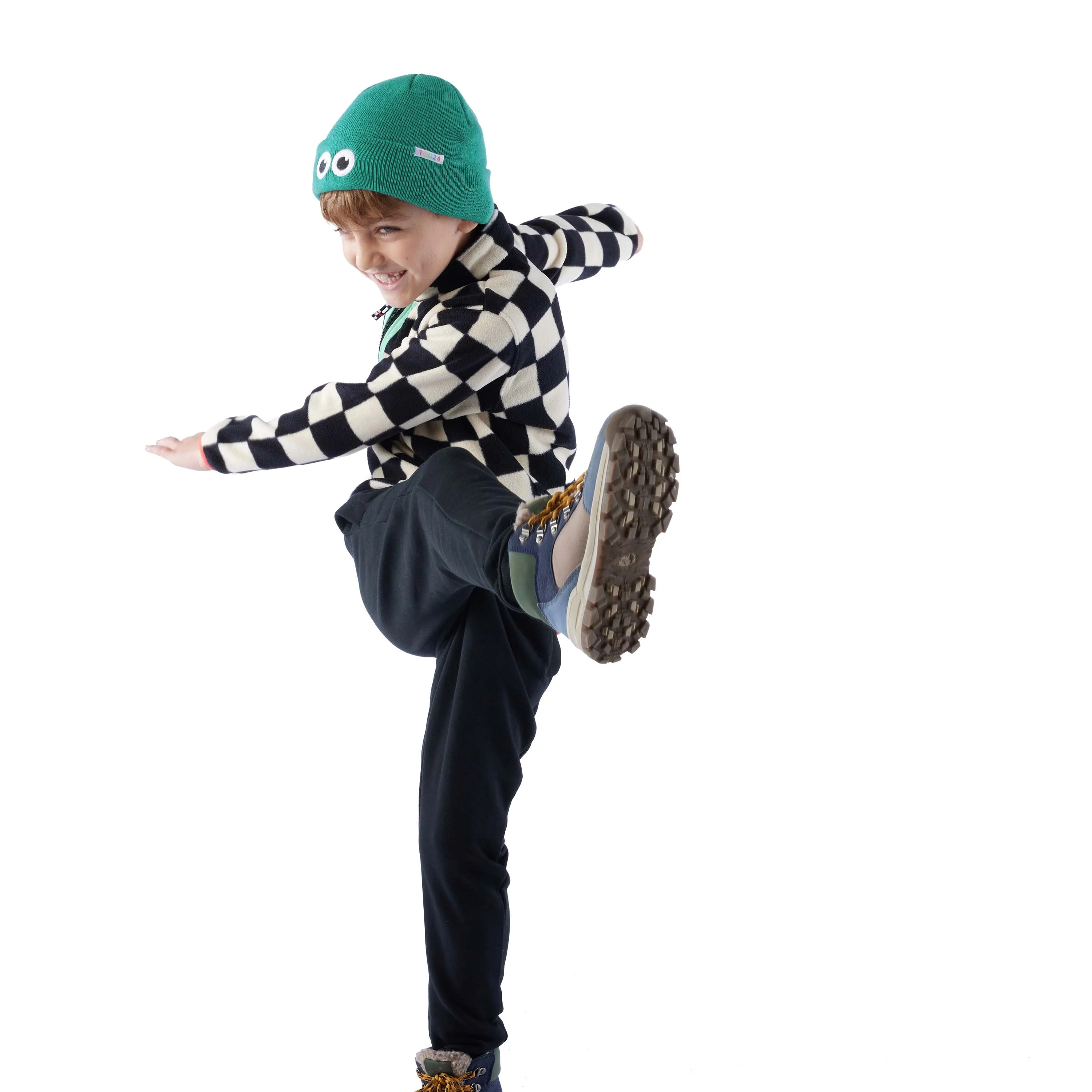 Uda Kids Shaun the Sheep Knit Hat - Jungle Green - Image 3