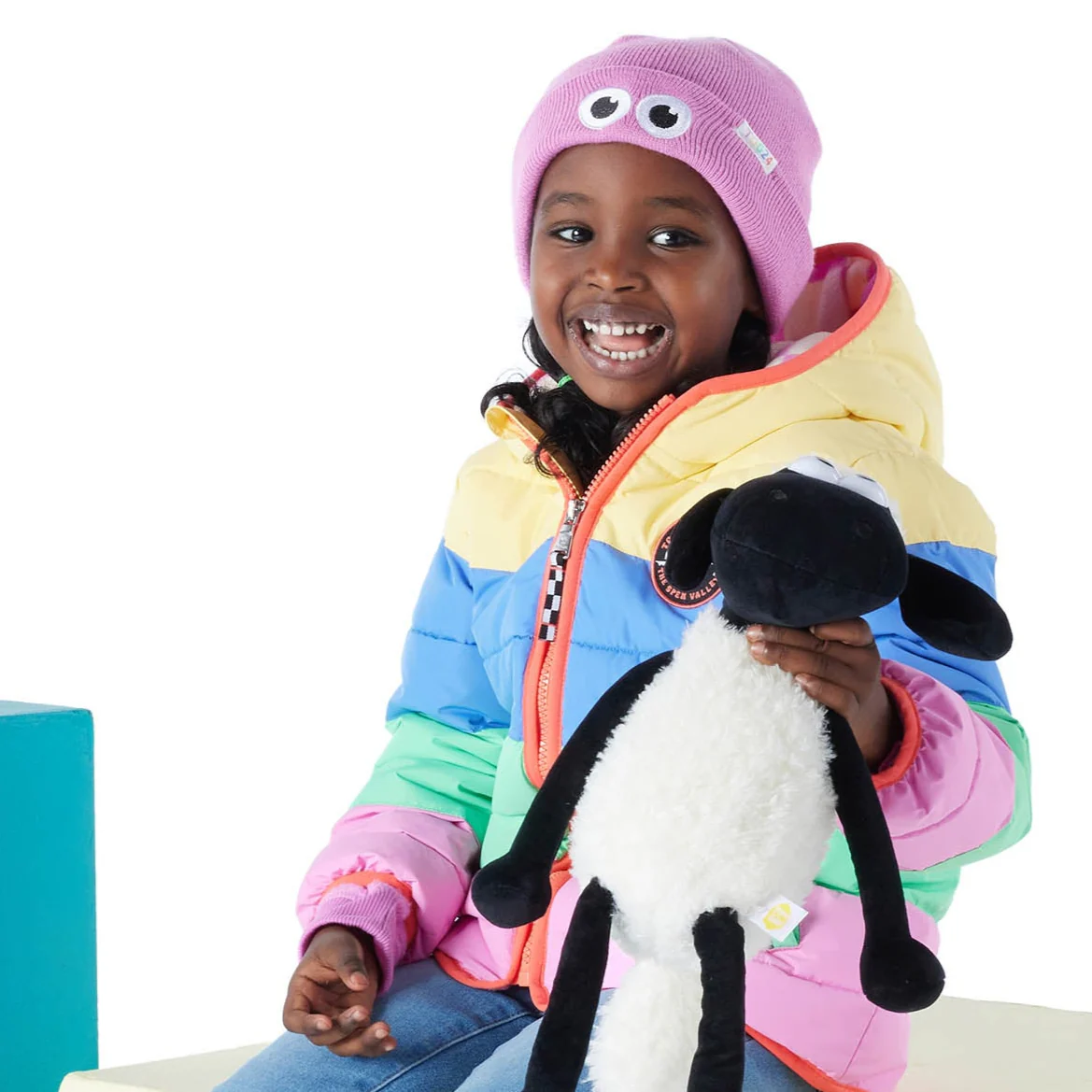 Uda Kids Shaun the Sheep Knit Hat - Piglet Pink - Image 4