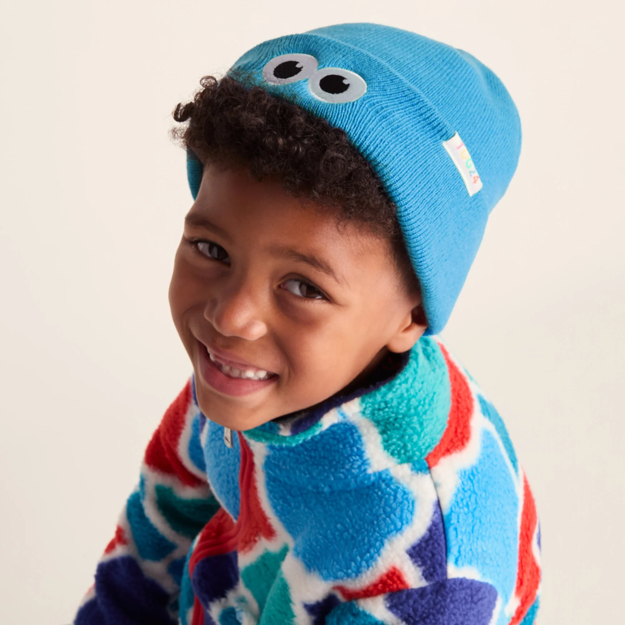 Uda Kids Shaun the Sheep Knit Hat - Sky Blue - Image 3